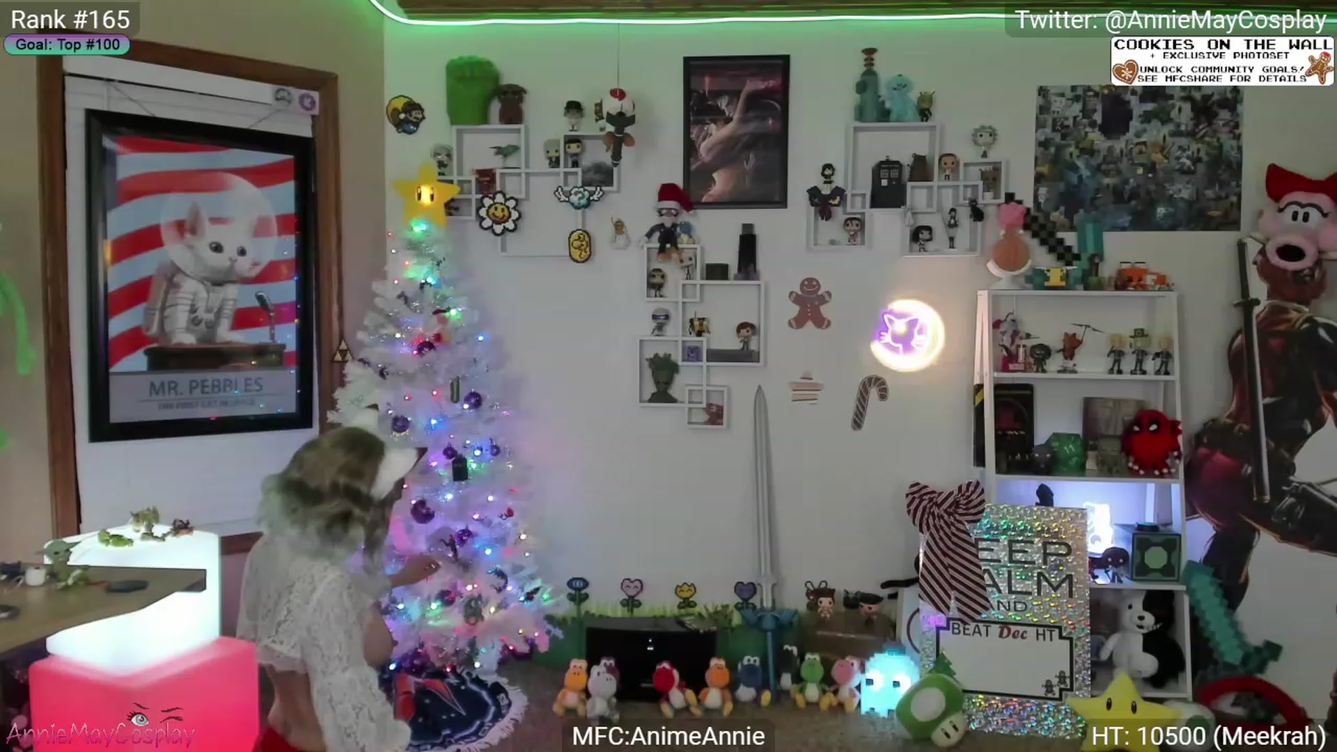 Gallery image thumbnail from AnimeAnnie's myfreecams stream on, 12/03/2023, 04:32 image 6 of 20