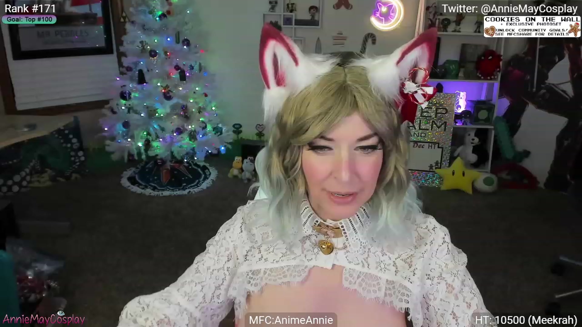 Gallery image thumbnail from AnimeAnnie's myfreecams stream on, 12/03/2023, 05:11 image 19 of 20