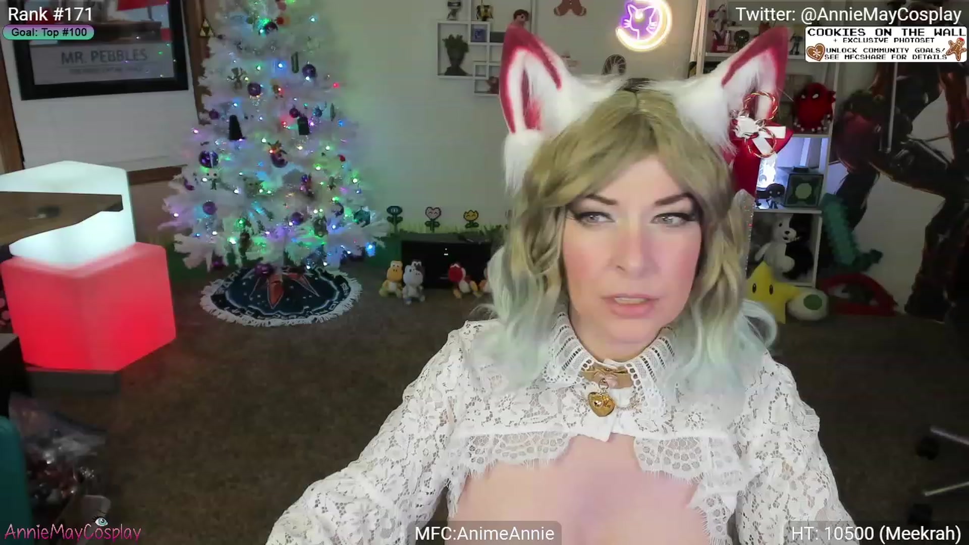 Gallery image thumbnail from AnimeAnnie's myfreecams stream on, 12/03/2023, 05:11 image 11 of 20