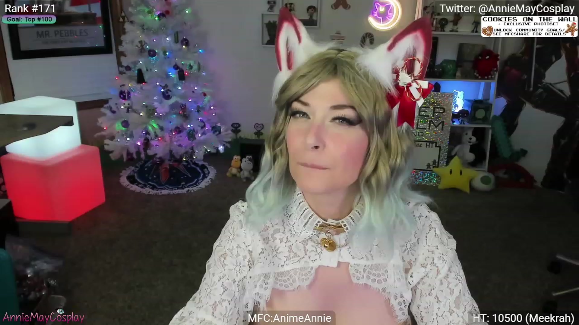 Gallery image thumbnail from AnimeAnnie's myfreecams stream on, 12/03/2023, 05:11 image 14 of 20