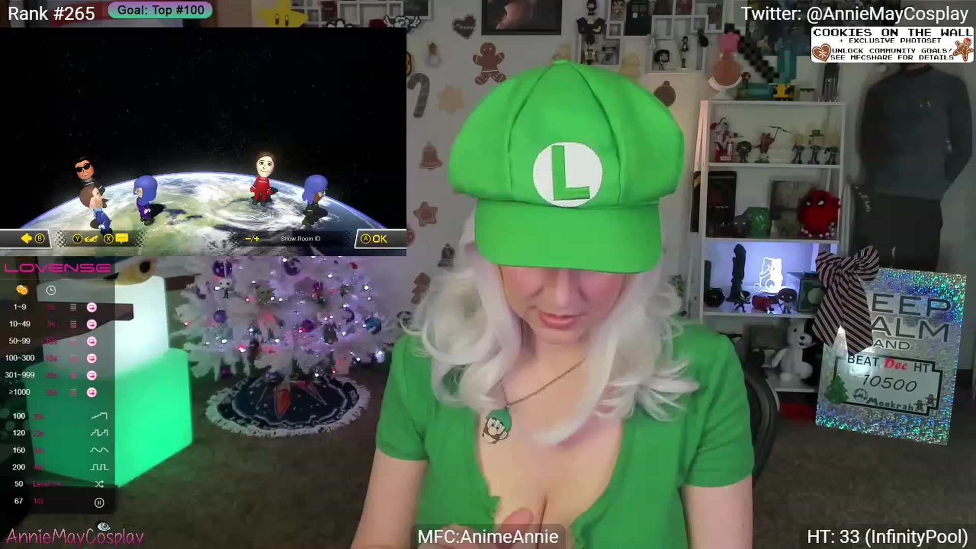 Gallery image thumbnail from AnimeAnnie's myfreecams stream on, 12/05/2023, 03:34 image 2 of 20