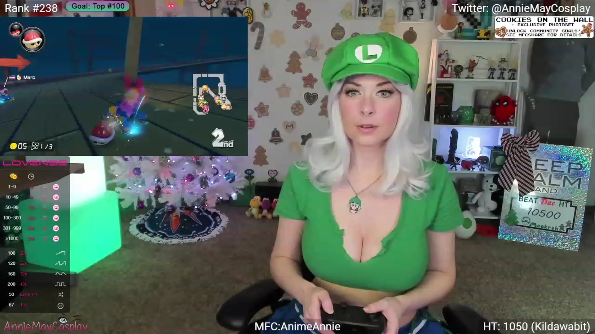 Gallery image thumbnail from AnimeAnnie's myfreecams stream on, 12/05/2023, 03:34 image 4 of 20