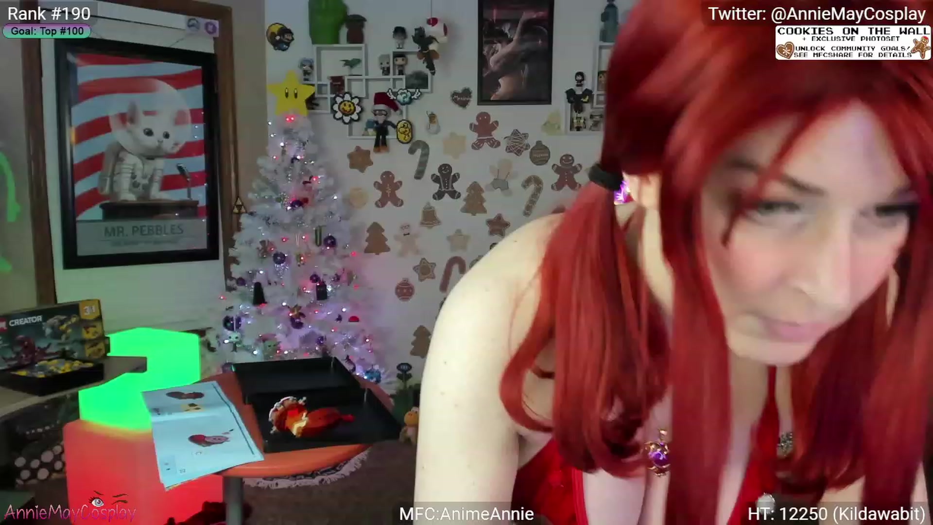 Gallery image thumbnail from AnimeAnnie's myfreecams stream on, 12/08/2023, 05:18 image 2 of 20