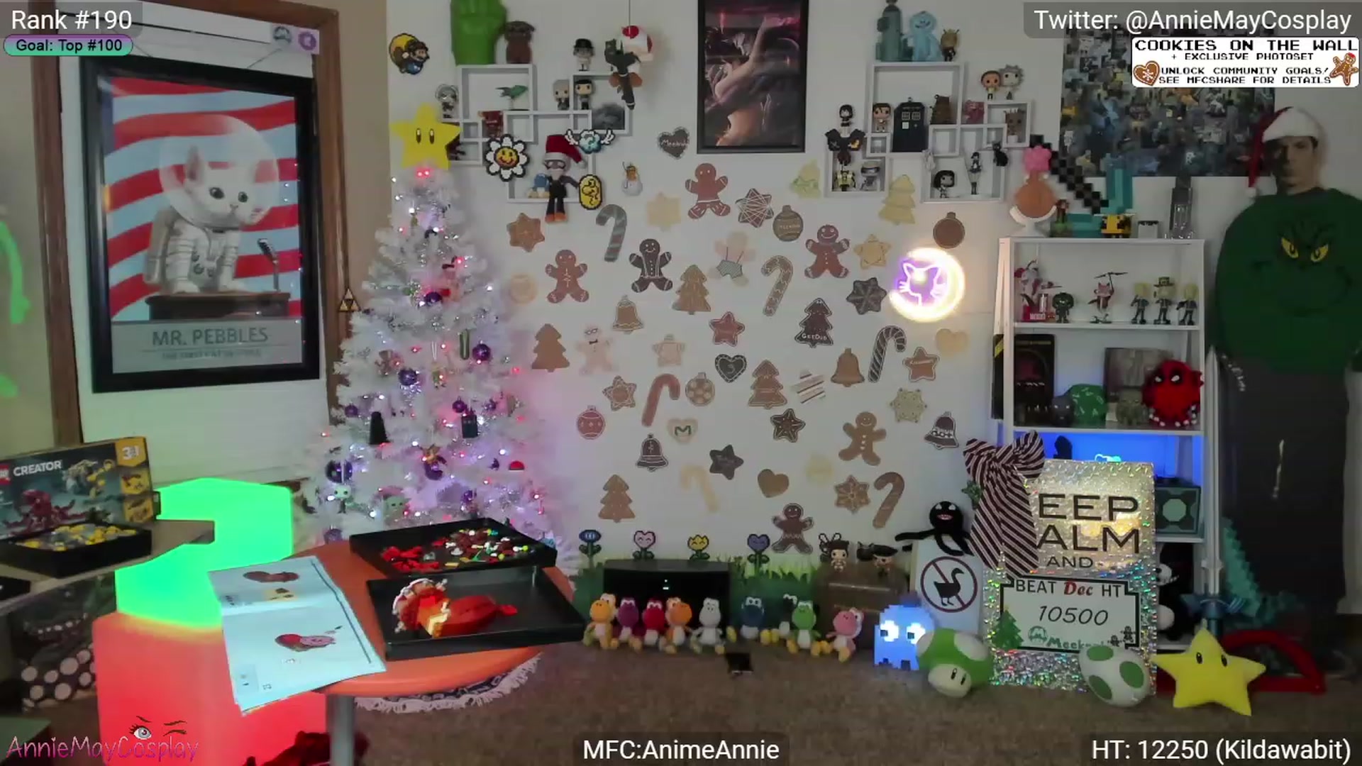 Gallery image thumbnail from AnimeAnnie's myfreecams stream on, 12/08/2023, 05:18 image 1 of 20