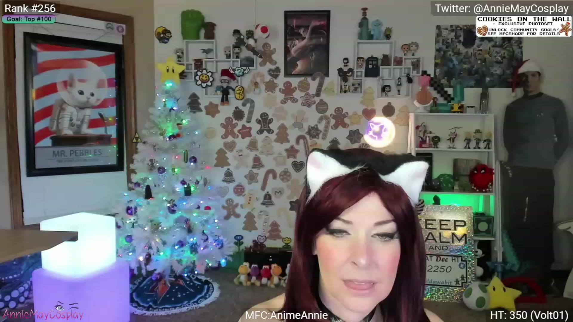 Gallery image thumbnail from AnimeAnnie's myfreecams stream on, 12/10/2023, 03:21 image 8 of 20
