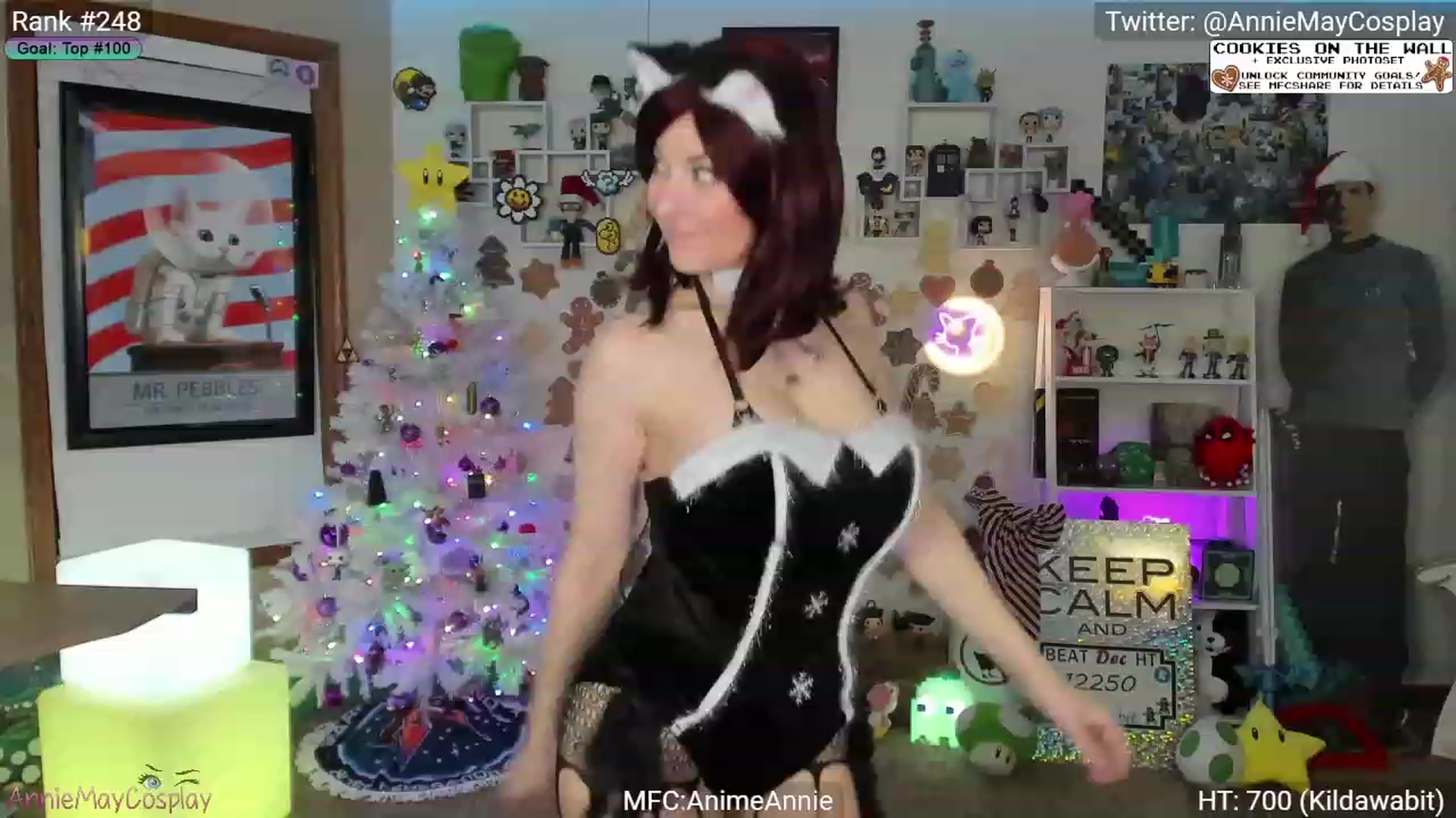 Gallery image thumbnail from AnimeAnnie's myfreecams stream on, 12/10/2023, 03:21 image 14 of 20