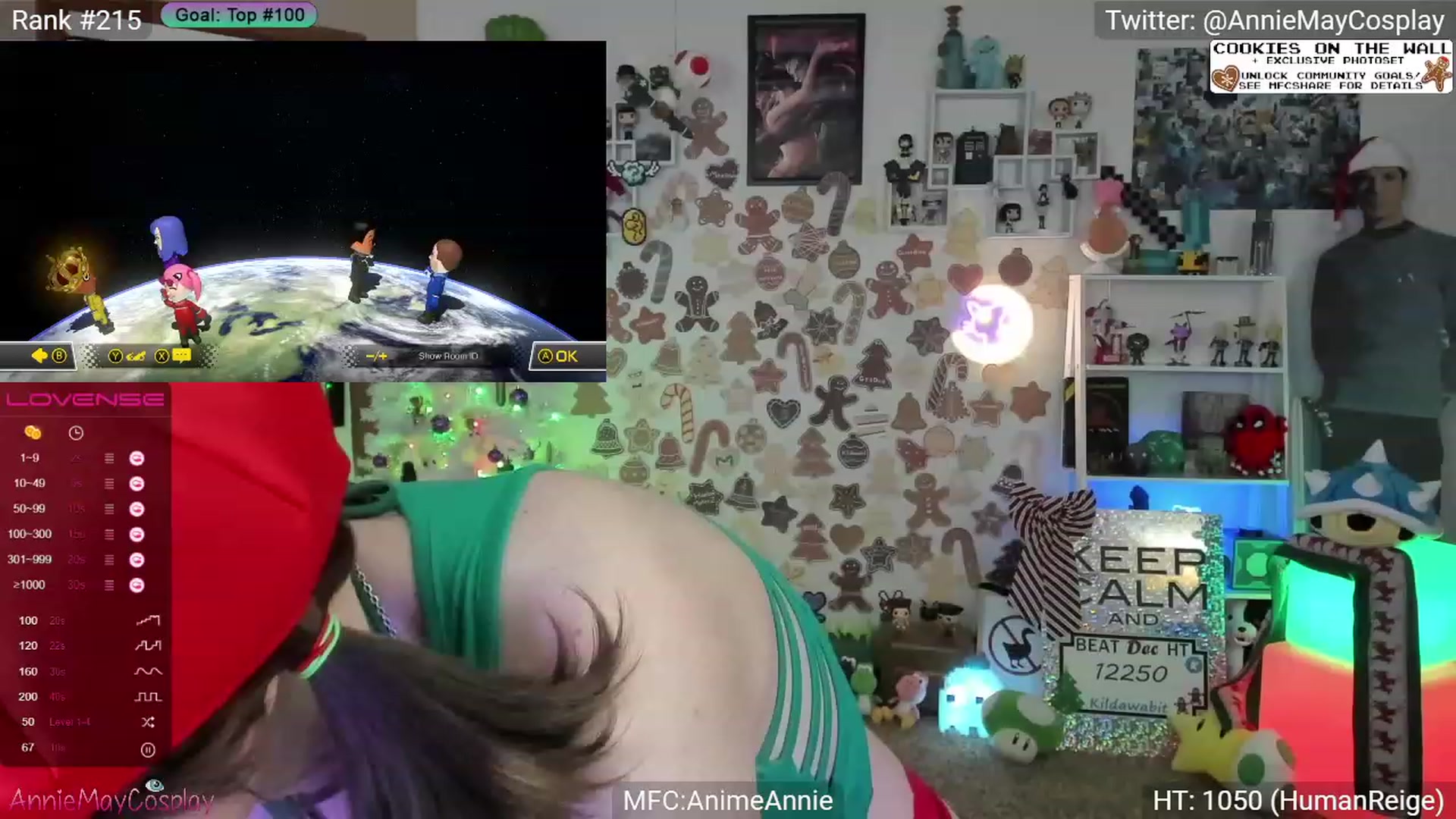 Gallery image thumbnail from AnimeAnnie's myfreecams stream on, 12/12/2023, 03:46 image 18 of 20
