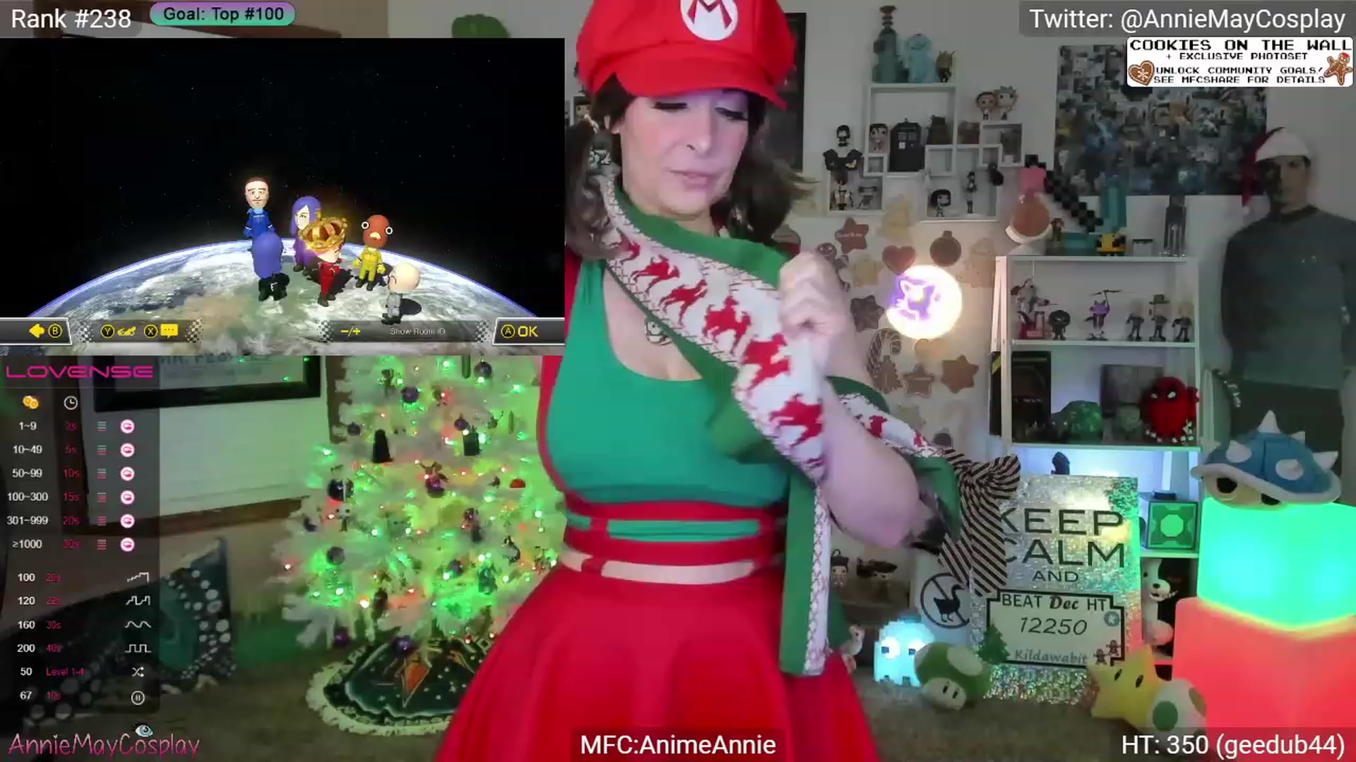 Gallery image thumbnail from AnimeAnnie's myfreecams stream on, 12/12/2023, 03:46 image 4 of 20