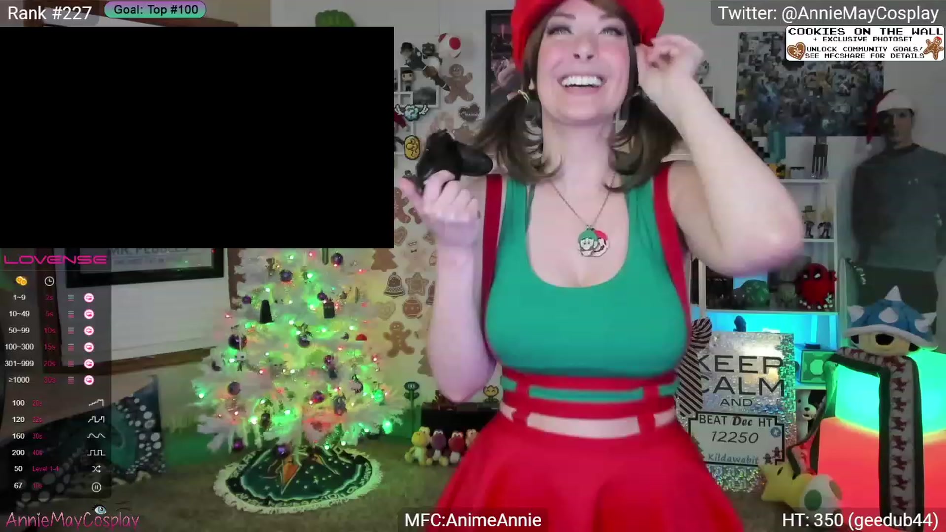 Gallery image thumbnail from AnimeAnnie's myfreecams stream on, 12/12/2023, 03:46 image 10 of 20