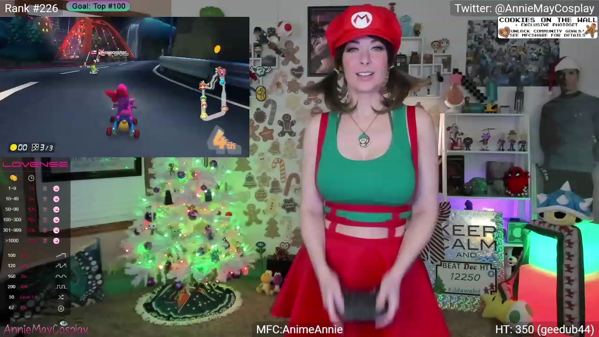Gallery image thumbnail from AnimeAnnie's myfreecams stream on, 12/12/2023, 03:46 image 11 of 20