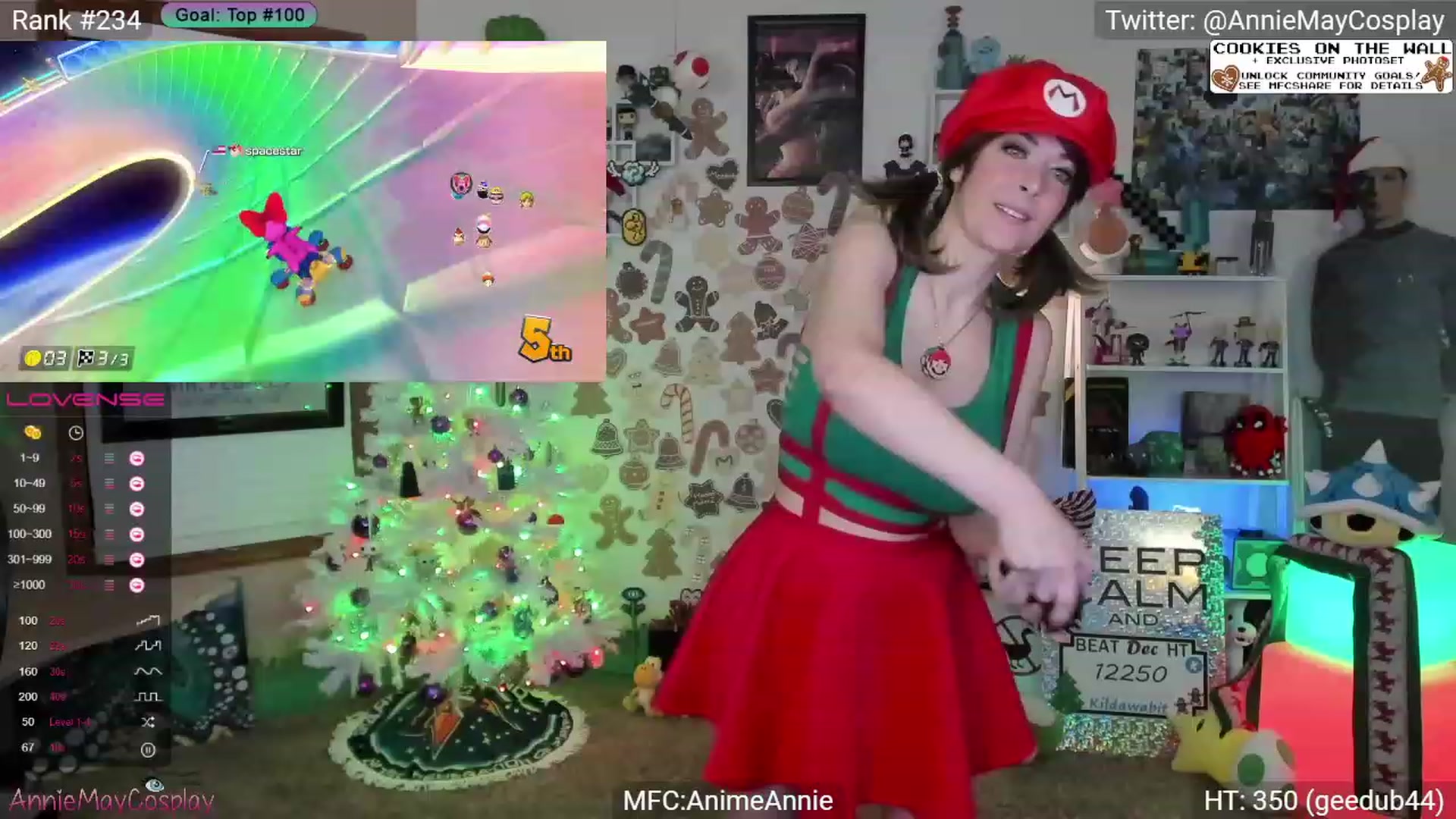Gallery image thumbnail from AnimeAnnie's myfreecams stream on, 12/12/2023, 03:46 image 7 of 20