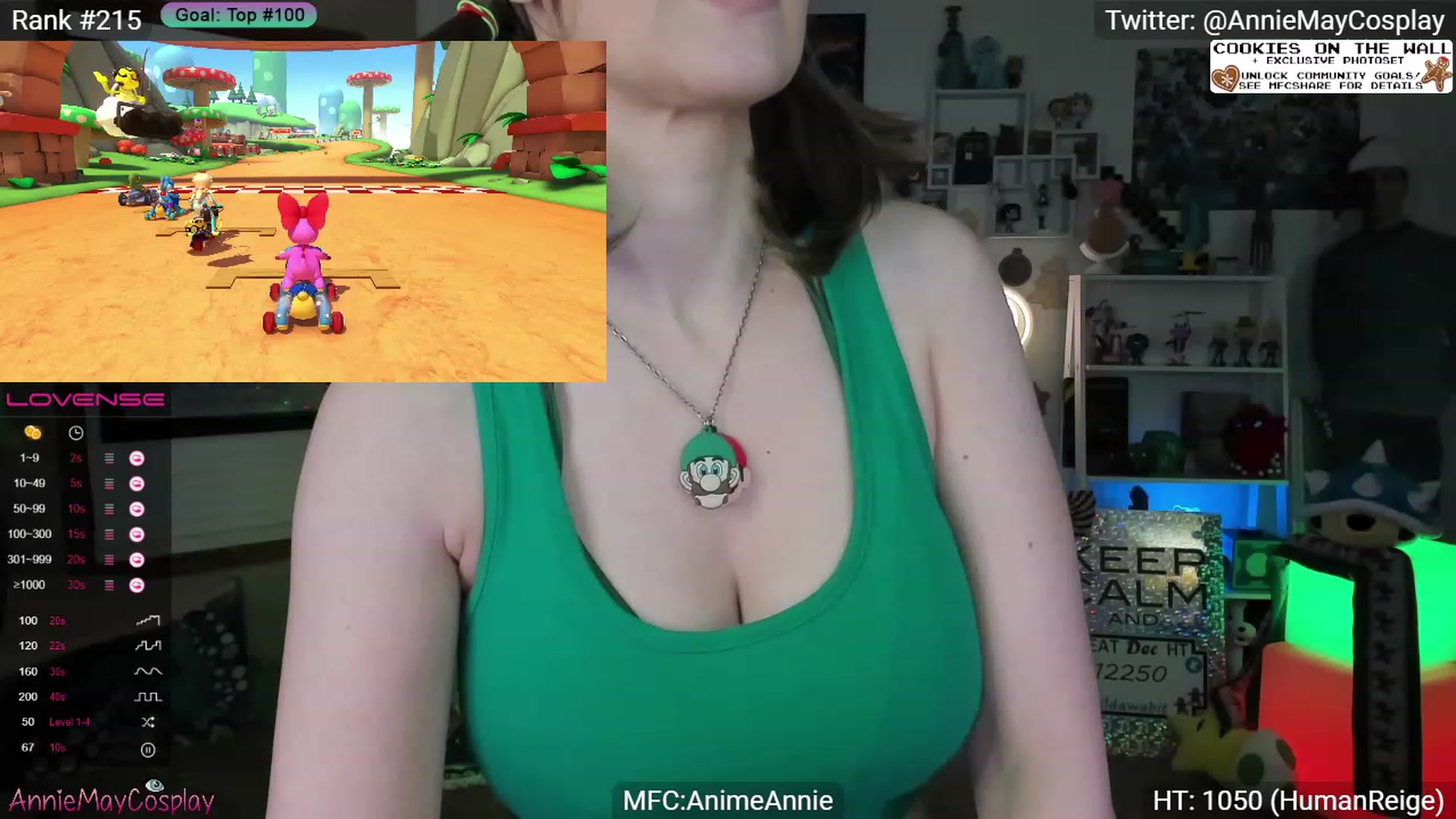 Gallery image thumbnail from AnimeAnnie's myfreecams stream on, 12/12/2023, 04:13 image 11 of 20