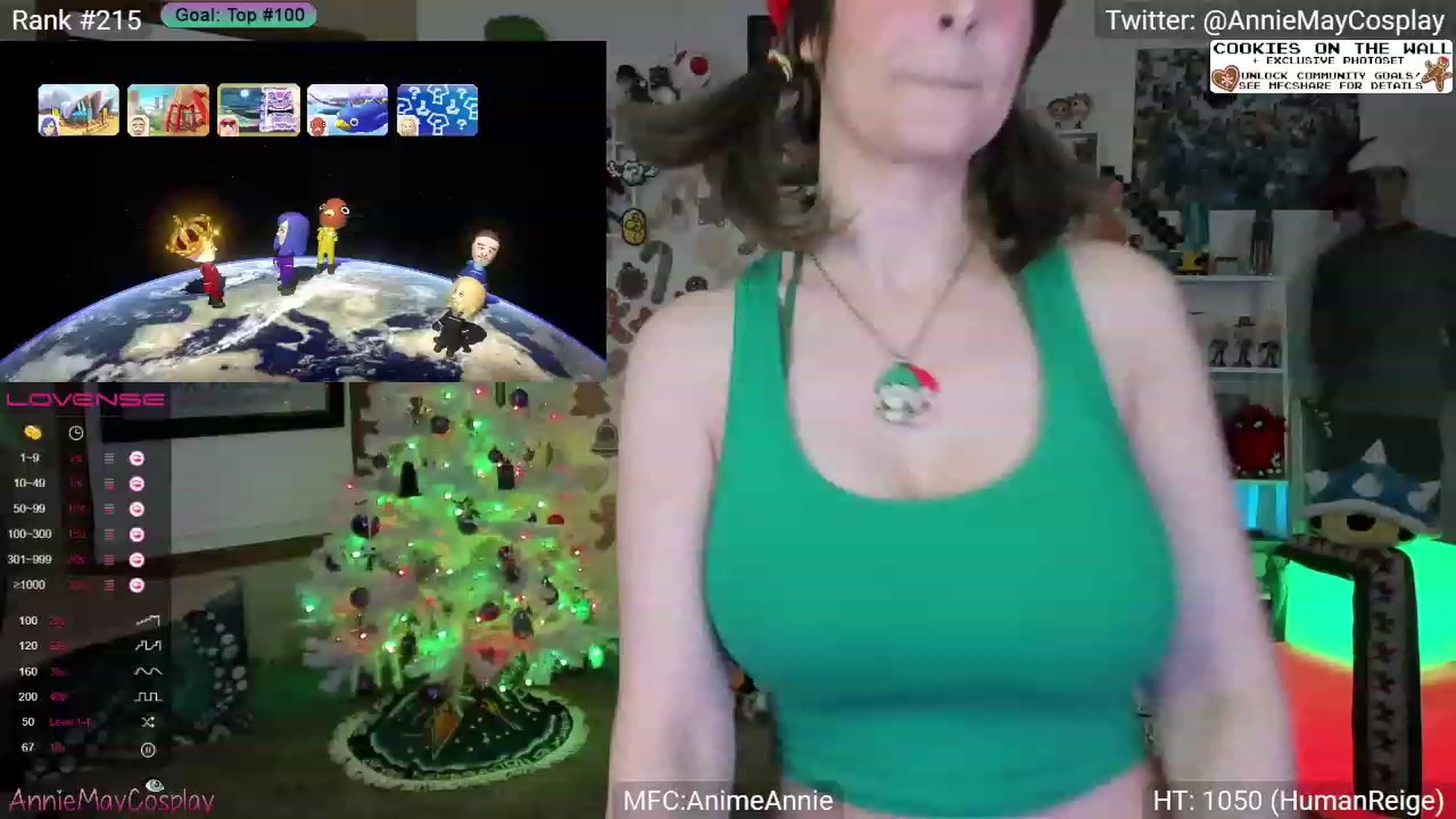 Gallery image thumbnail from AnimeAnnie's myfreecams stream on, 12/12/2023, 04:13 image 16 of 20