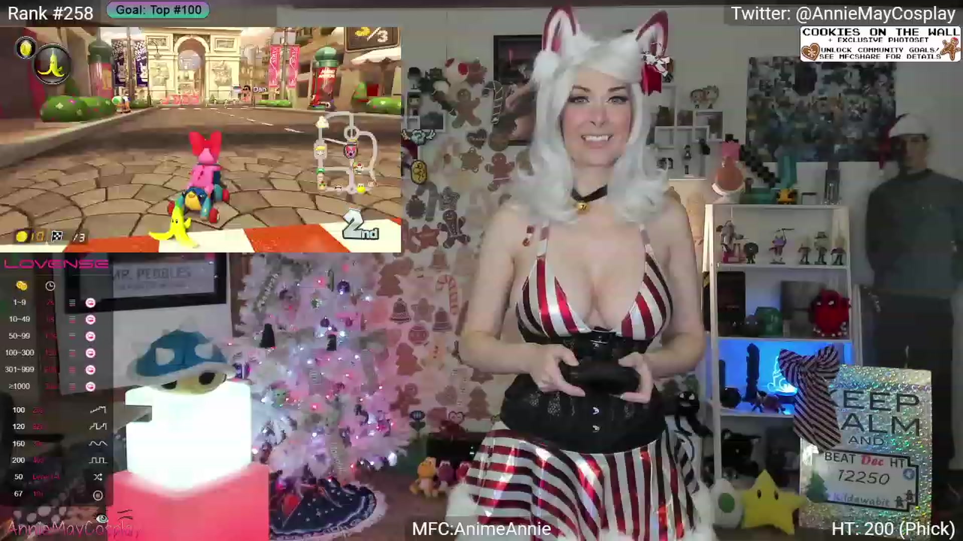 Gallery image thumbnail from AnimeAnnie's myfreecams stream on, 12/17/2023, 03:41 image 4 of 20