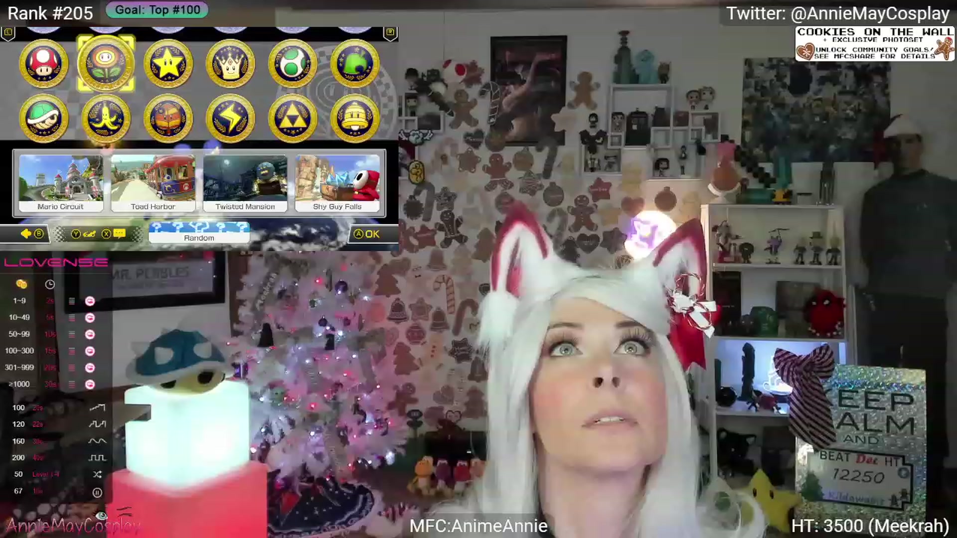 Gallery image thumbnail from AnimeAnnie's myfreecams stream on, 12/17/2023, 03:41 image 16 of 20