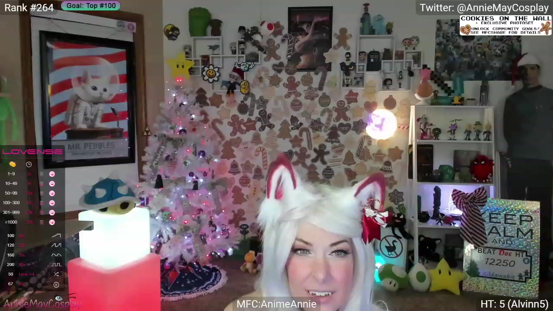 Gallery image thumbnail from AnimeAnnie's myfreecams stream on, 12/17/2023, 03:41 image 1 of 20