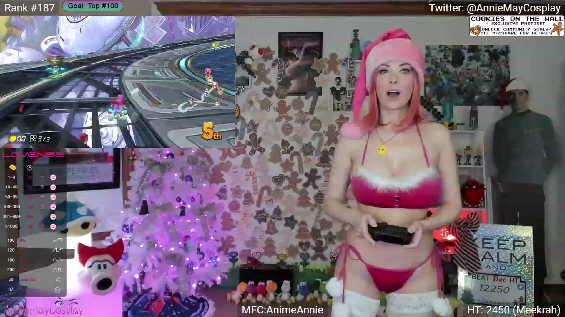 Gallery image thumbnail from AnimeAnnie's myfreecams stream on, 12/19/2023, 04:22 image 8 of 20