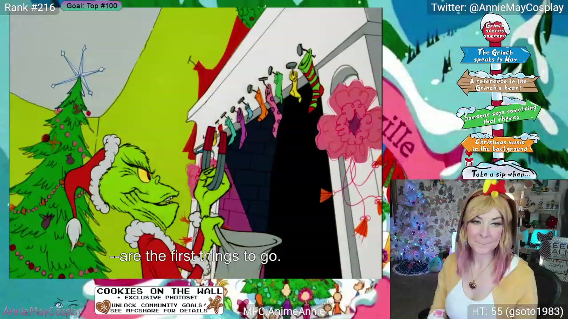 Gallery image thumbnail from AnimeAnnie's myfreecams stream on, 12/24/2023, 02:35 image 12 of 20