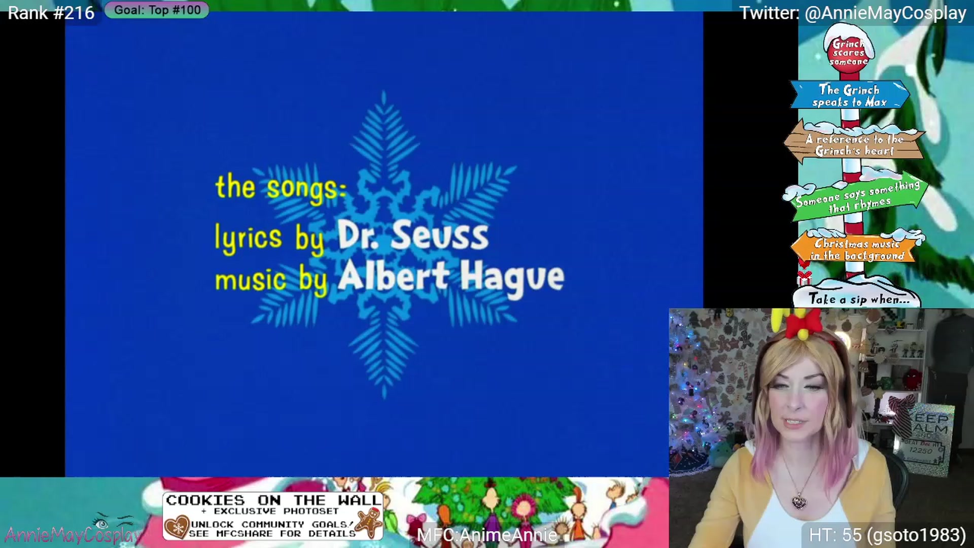 Gallery image thumbnail from AnimeAnnie's myfreecams stream on, 12/24/2023, 02:35 image 7 of 20