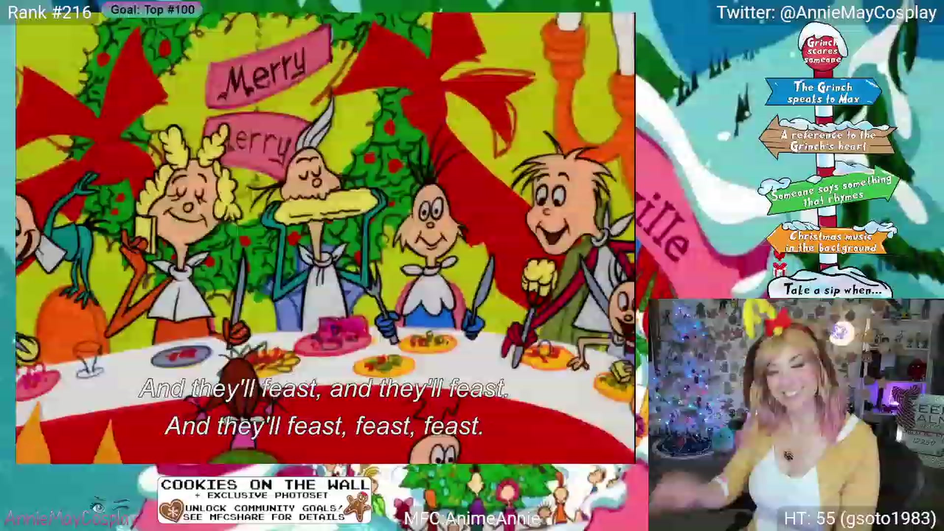Gallery image thumbnail from AnimeAnnie's myfreecams stream on, 12/24/2023, 02:35 image 9 of 20