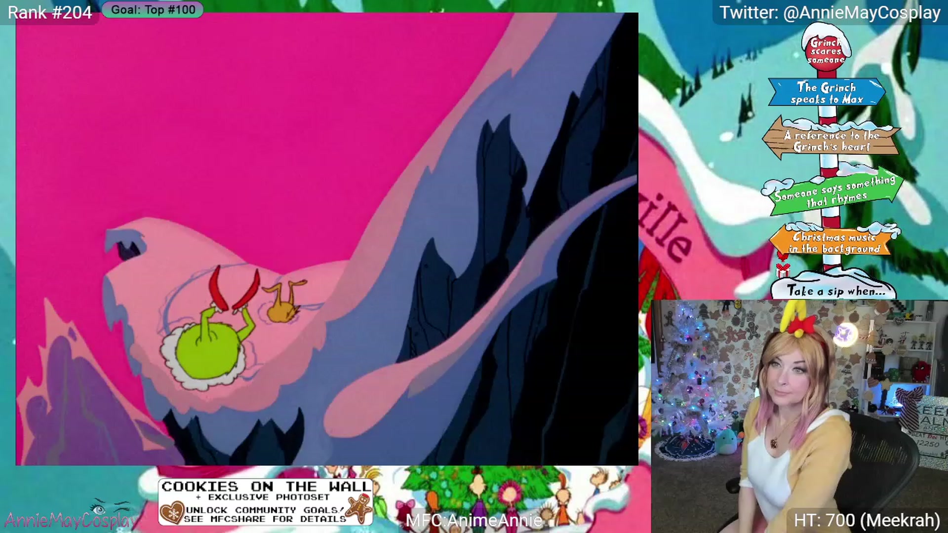 Gallery image thumbnail from AnimeAnnie's myfreecams stream on, 12/24/2023, 02:35 image 16 of 20