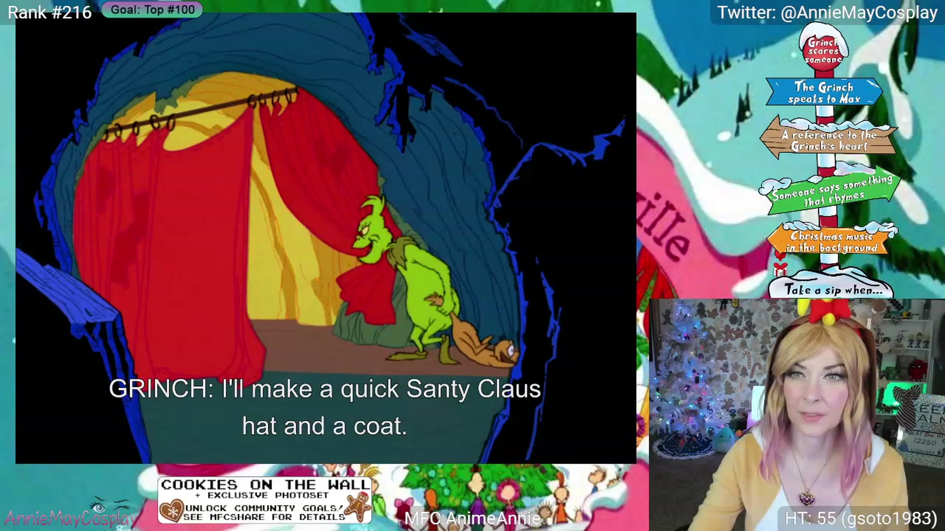 Gallery image thumbnail from AnimeAnnie's myfreecams stream on, 12/24/2023, 02:35 image 10 of 20