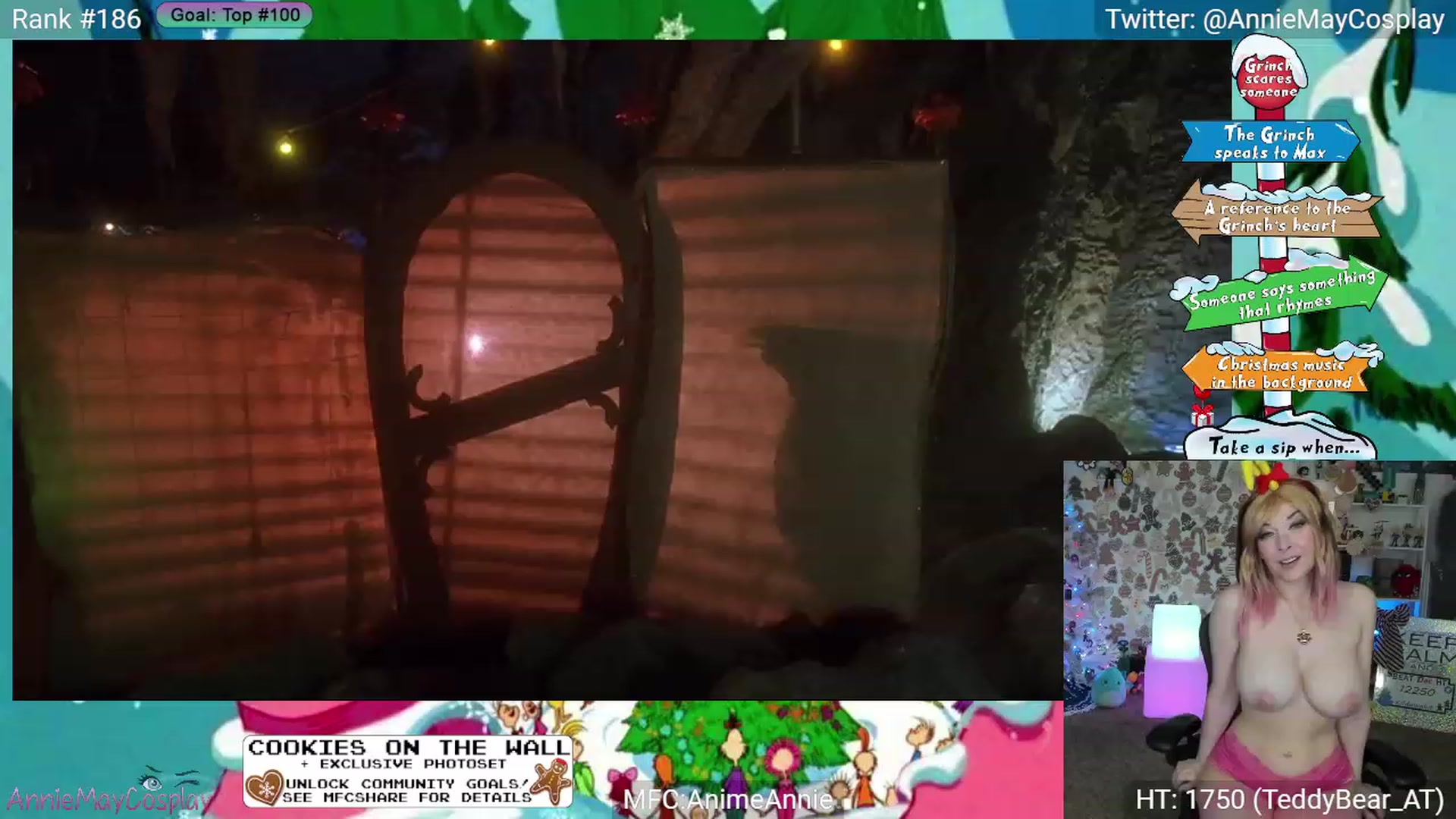 Gallery image thumbnail from AnimeAnnie's myfreecams stream on, 12/24/2023, 03:52 image 7 of 20