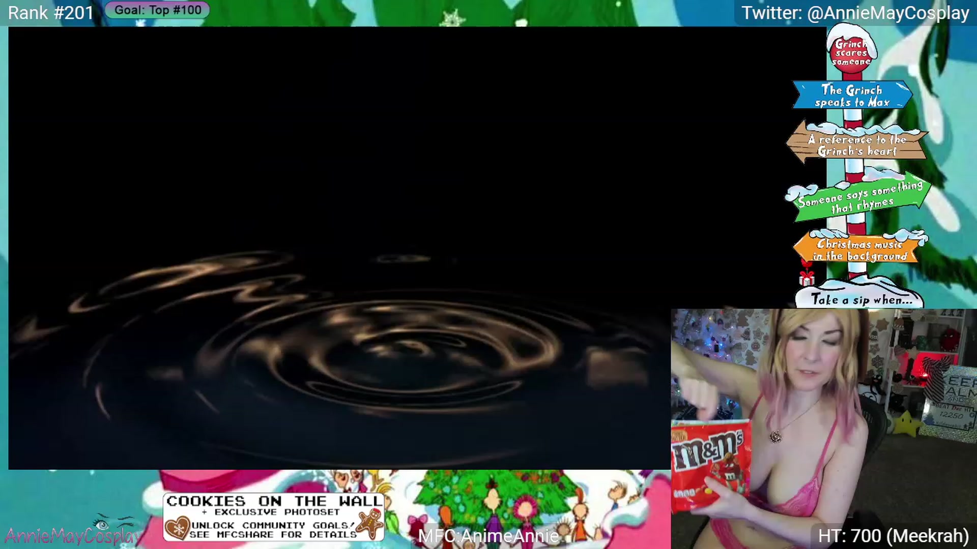 Gallery image thumbnail from AnimeAnnie's myfreecams stream on, 12/24/2023, 03:52 image 1 of 20