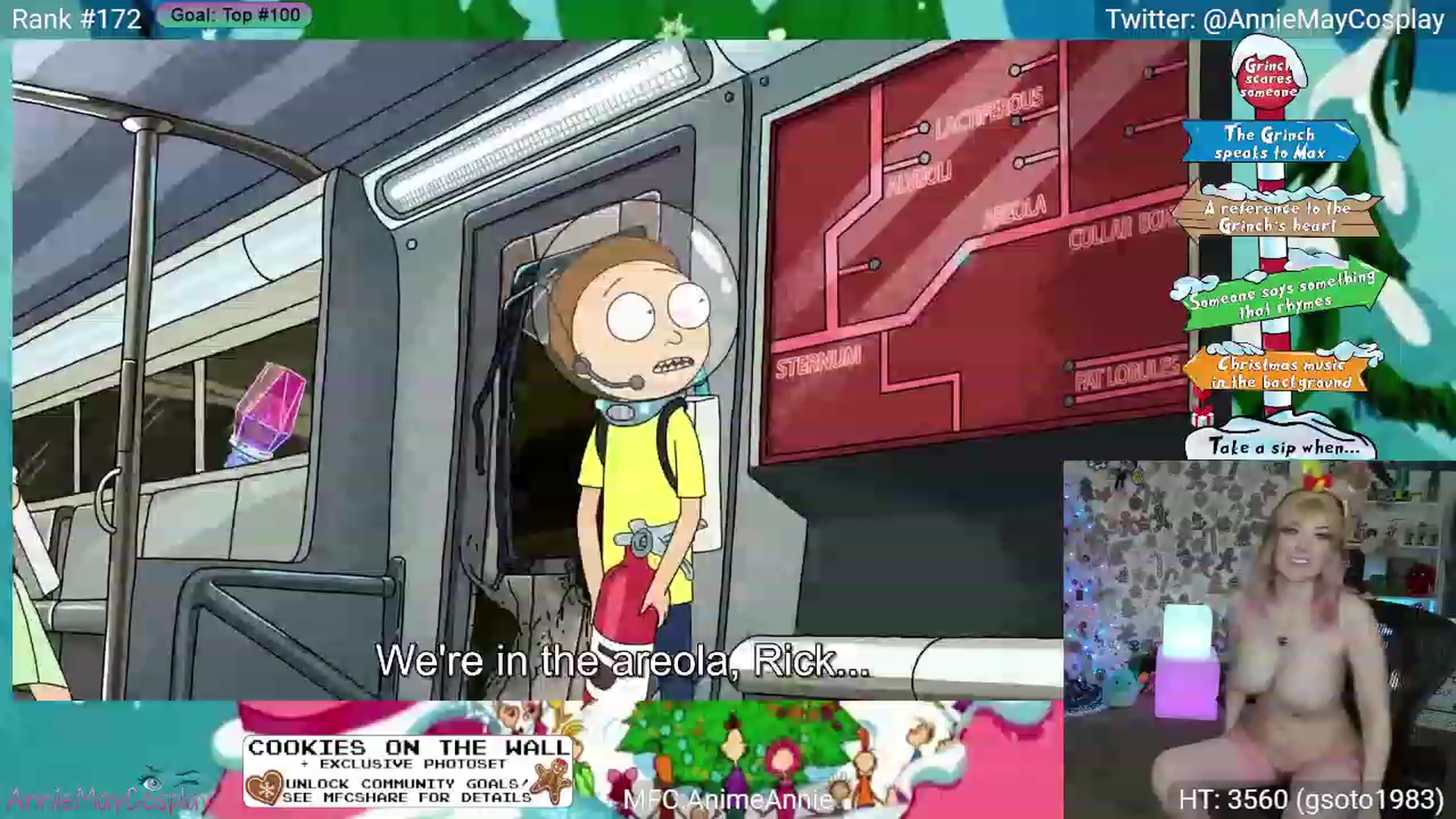 Gallery image thumbnail from AnimeAnnie's myfreecams stream on, 12/24/2023, 05:18 image 15 of 20