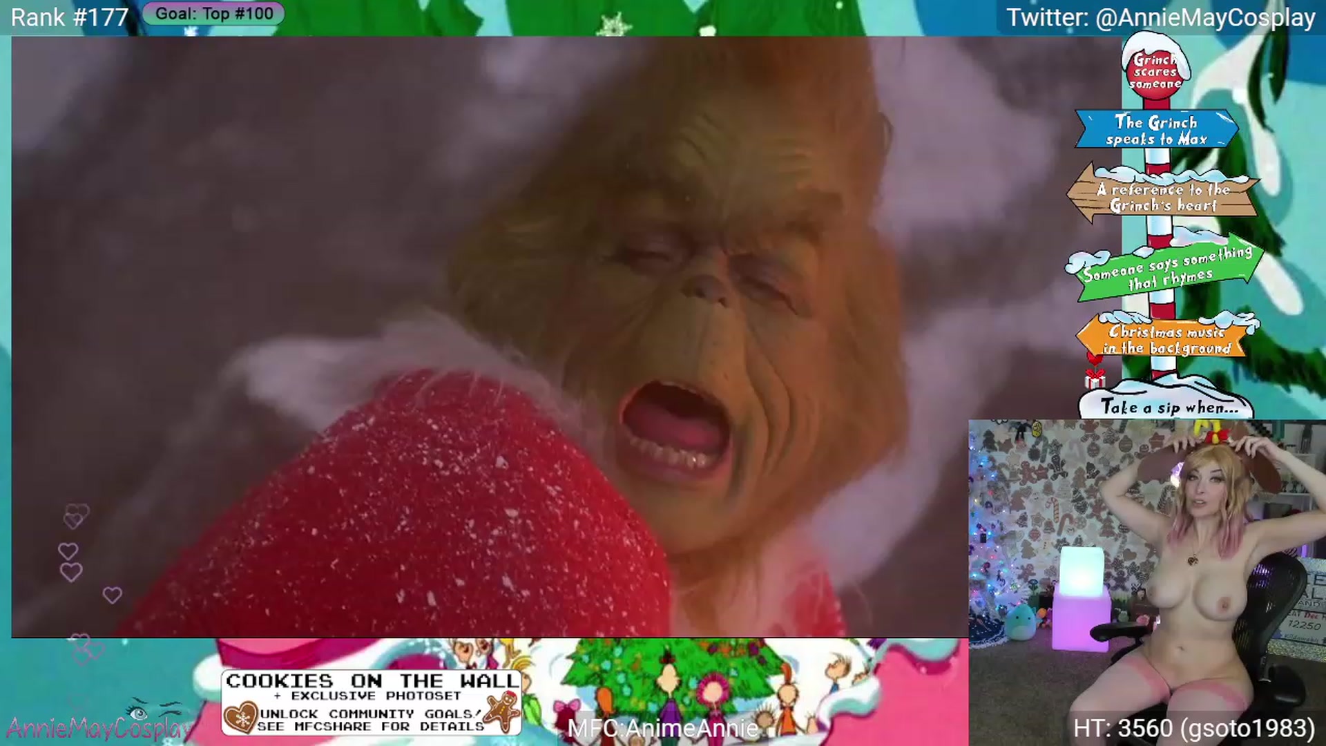 Gallery image thumbnail from AnimeAnnie's myfreecams stream on, 12/24/2023, 05:18 image 3 of 20