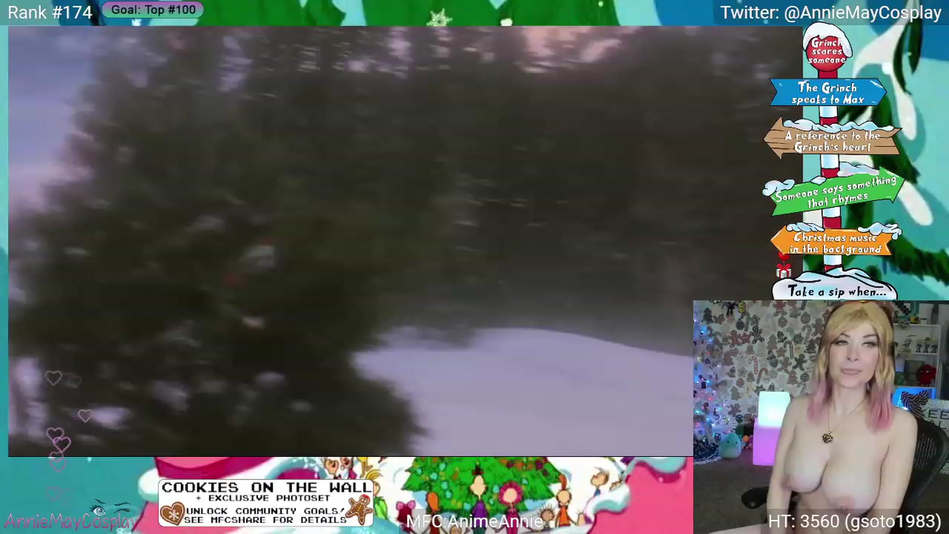 Gallery image thumbnail from AnimeAnnie's myfreecams stream on, 12/24/2023, 05:18 image 4 of 20