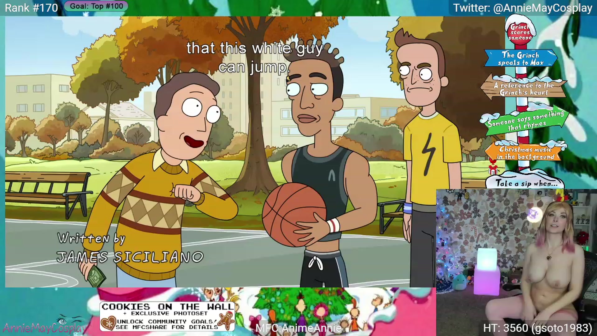 Gallery image thumbnail from AnimeAnnie's myfreecams stream on, 12/24/2023, 05:18 image 18 of 20
