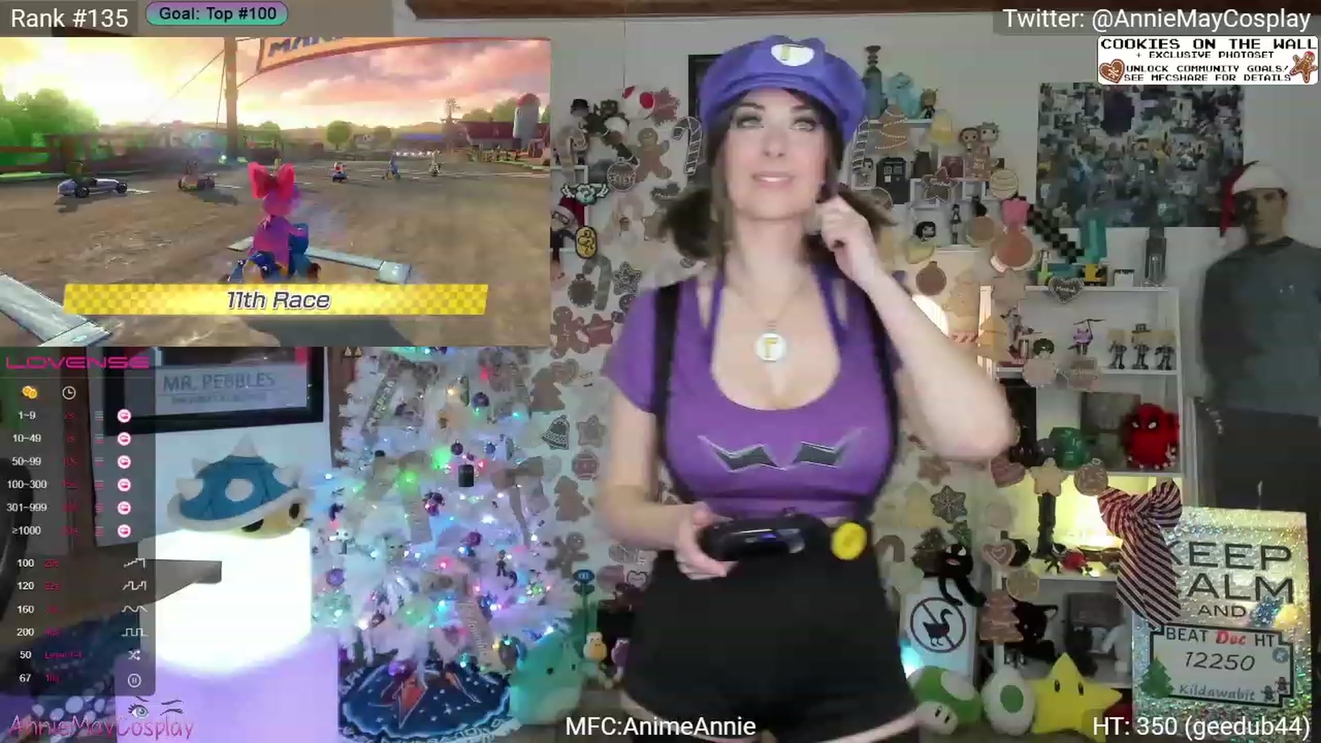 Gallery image thumbnail from AnimeAnnie's myfreecams stream on, 12/26/2023, 03:12 image 7 of 20
