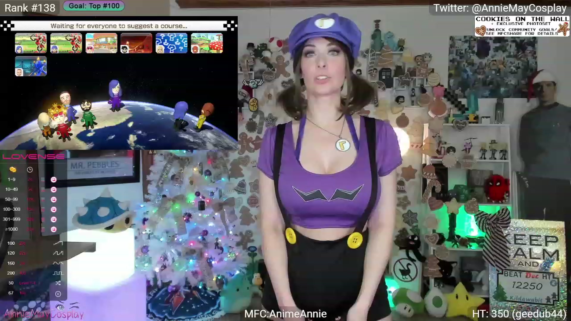 Gallery image thumbnail from AnimeAnnie's myfreecams stream on, 12/26/2023, 03:12 image 1 of 20