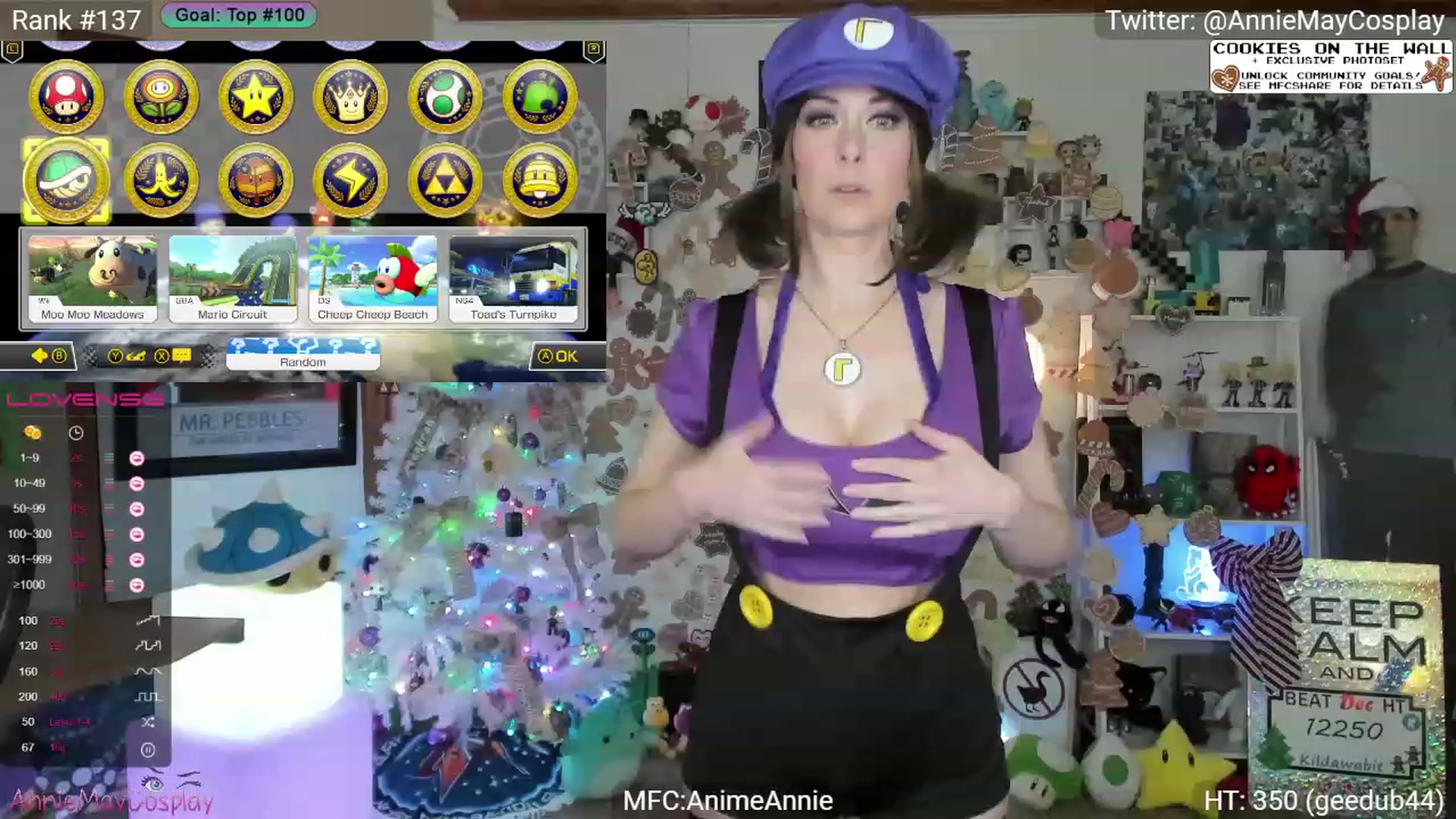 Gallery image thumbnail from AnimeAnnie's myfreecams stream on, 12/26/2023, 03:12 image 5 of 20