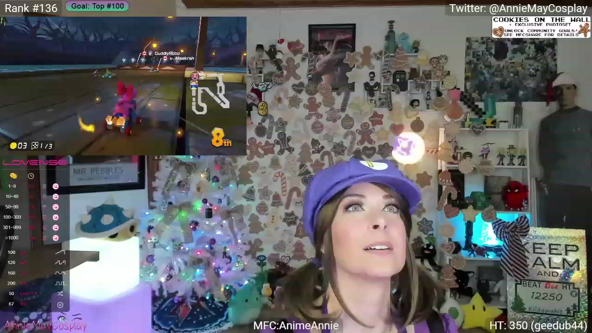 Gallery image thumbnail from AnimeAnnie's myfreecams stream on, 12/26/2023, 03:12 image 13 of 20
