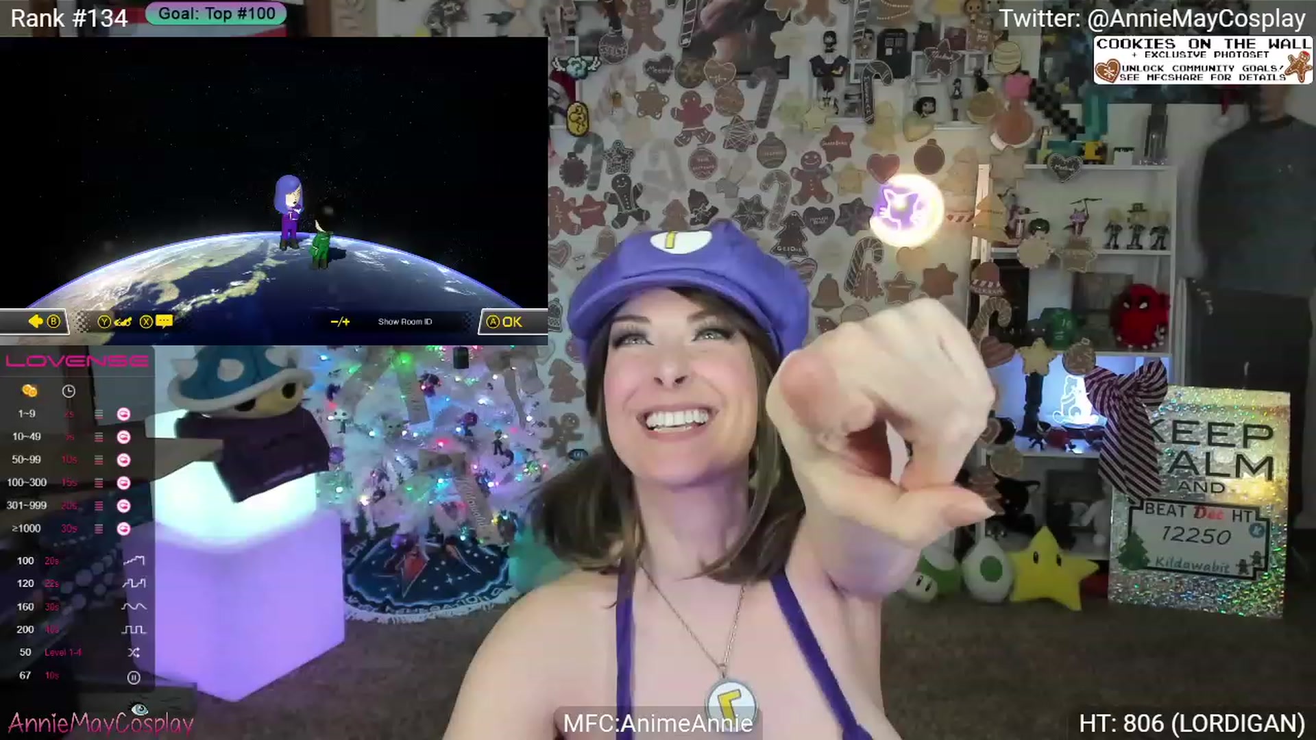 Gallery image thumbnail from AnimeAnnie's myfreecams stream on, 12/26/2023, 04:11 image 20 of 20