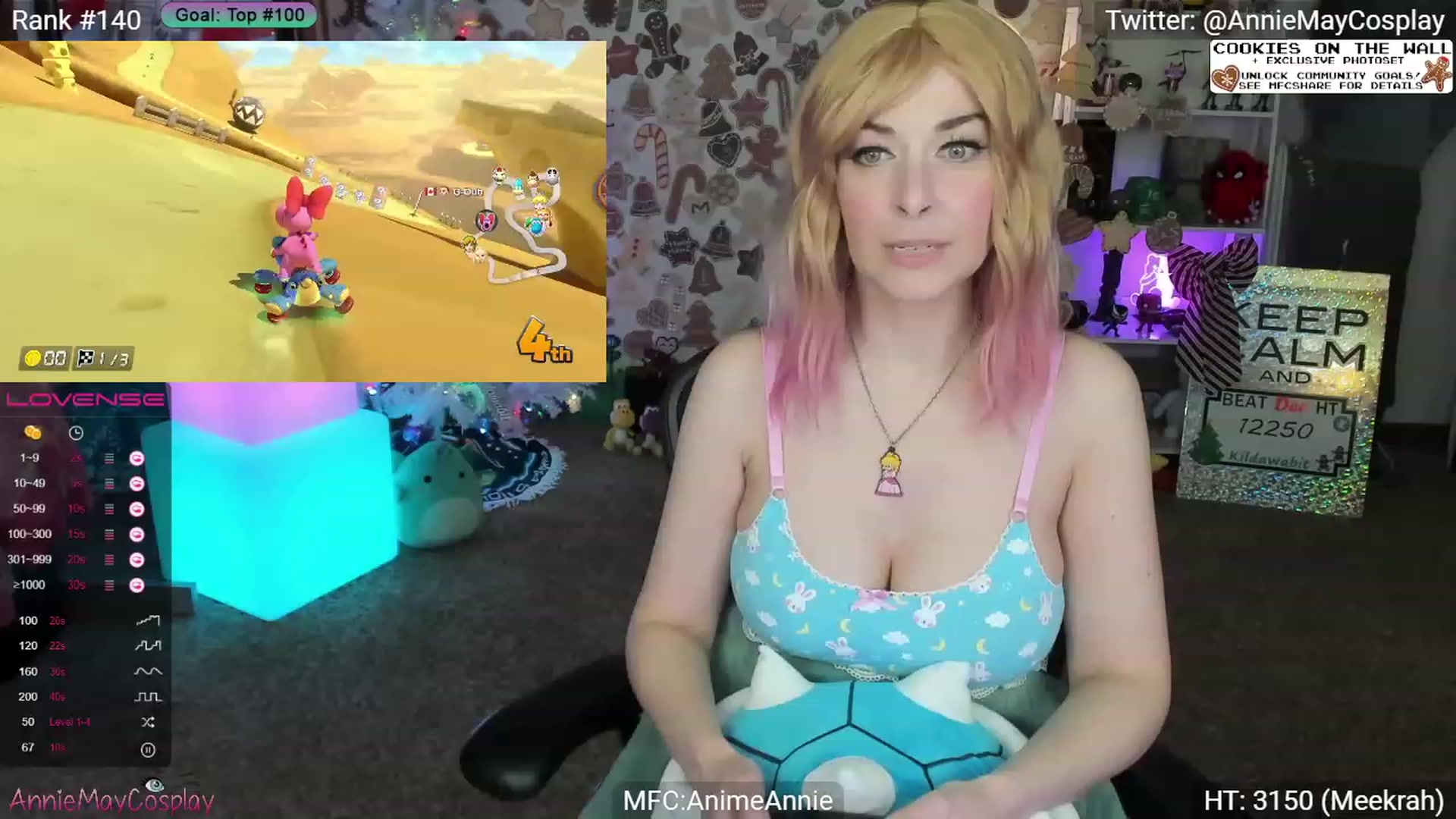 Gallery image thumbnail from AnimeAnnie's myfreecams stream on, 12/29/2023, 02:56 image 13 of 20