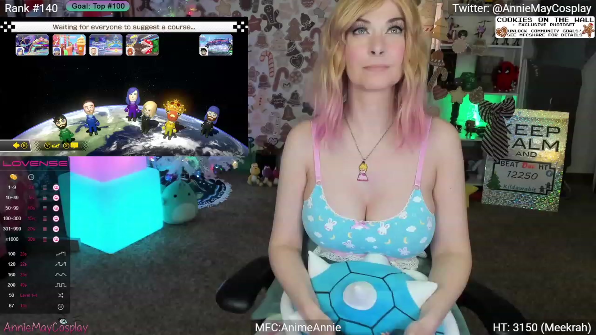 Gallery image thumbnail from AnimeAnnie's myfreecams stream on, 12/29/2023, 02:56 image 19 of 20