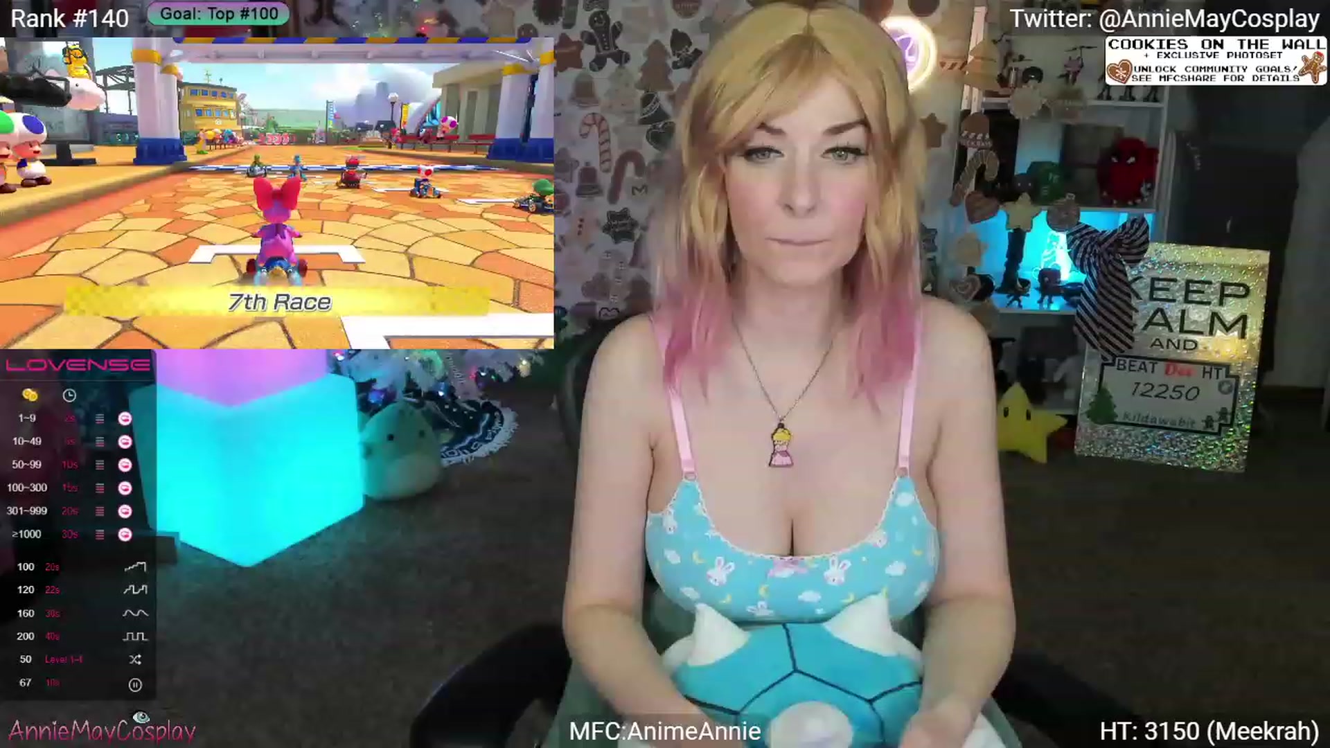 Gallery image thumbnail from AnimeAnnie's myfreecams stream on, 12/29/2023, 02:56 image 11 of 20