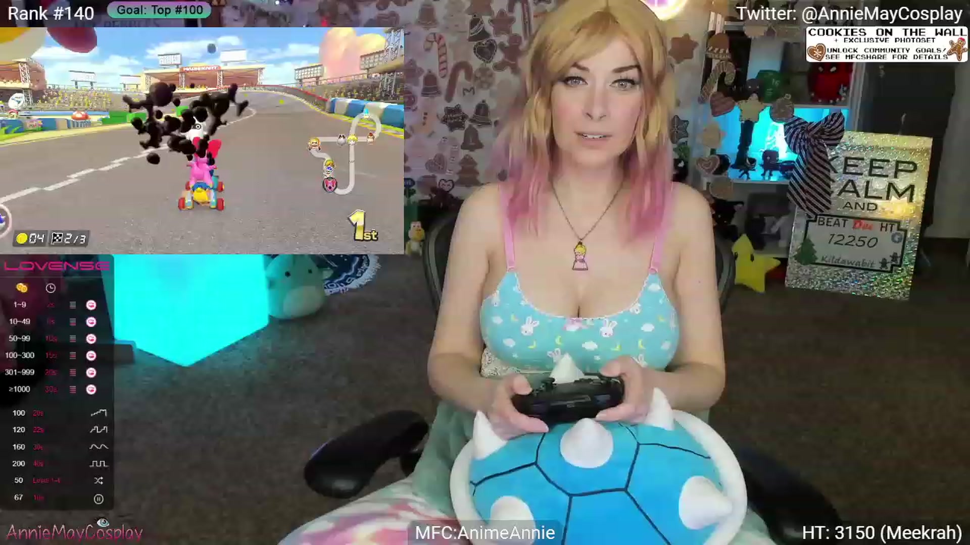 Gallery image thumbnail from AnimeAnnie's myfreecams stream on, 12/29/2023, 02:56 image 4 of 20