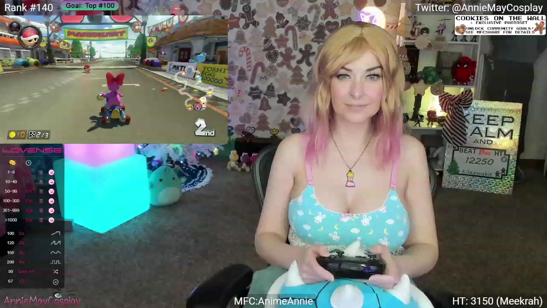 Gallery image thumbnail from AnimeAnnie's myfreecams stream on, 12/29/2023, 02:56 image 15 of 20