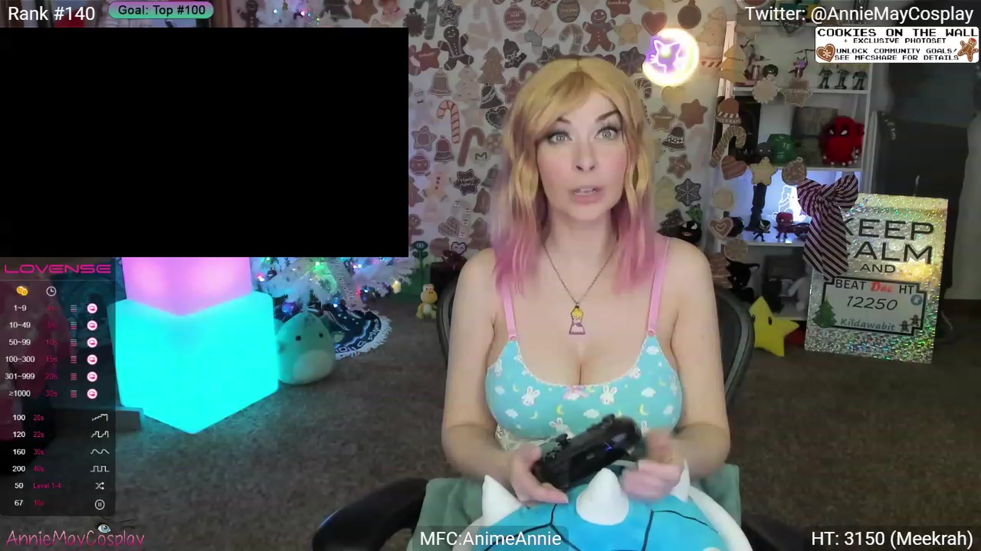 Gallery image thumbnail from AnimeAnnie's myfreecams stream on, 12/29/2023, 02:56 image 3 of 20