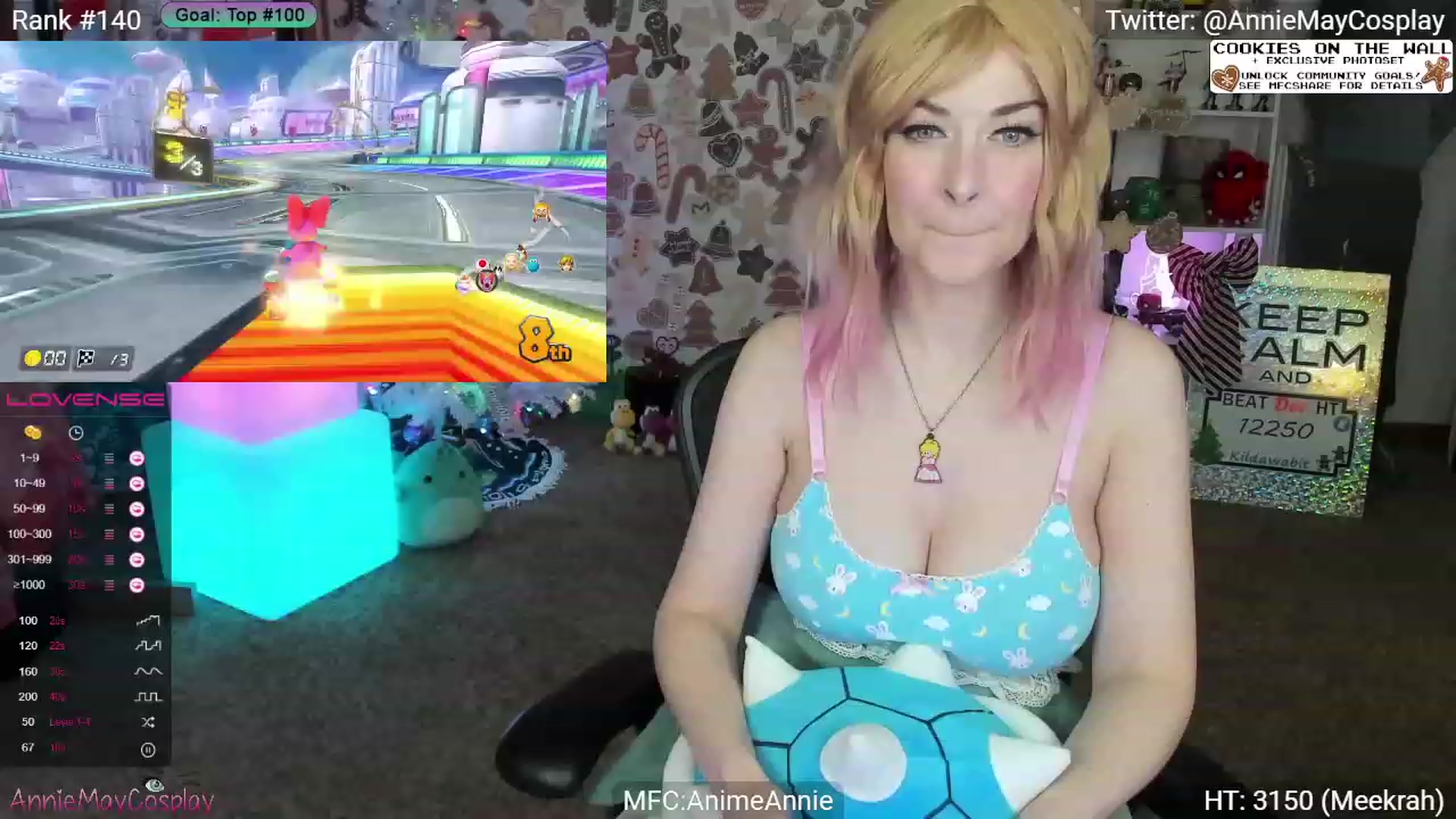 Gallery image thumbnail from AnimeAnnie's myfreecams stream on, 12/29/2023, 02:56 image 20 of 20