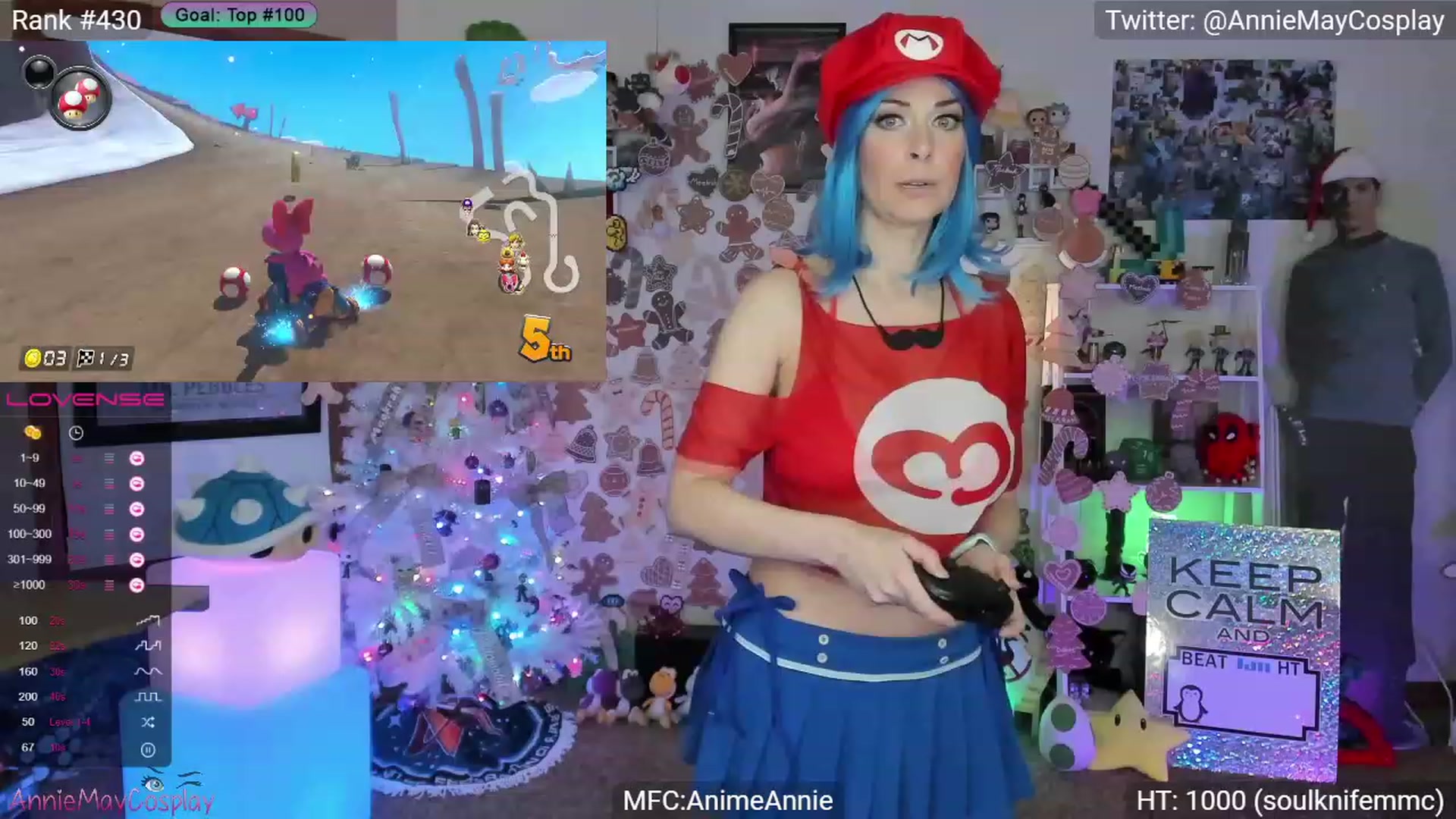 Gallery image thumbnail from AnimeAnnie's myfreecams stream on, 01/02/2024, 03:01 image 17 of 20