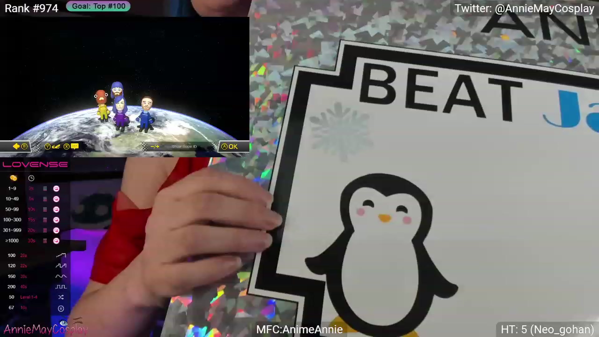 Gallery image thumbnail from AnimeAnnie's myfreecams stream on, 01/02/2024, 03:01 image 2 of 20