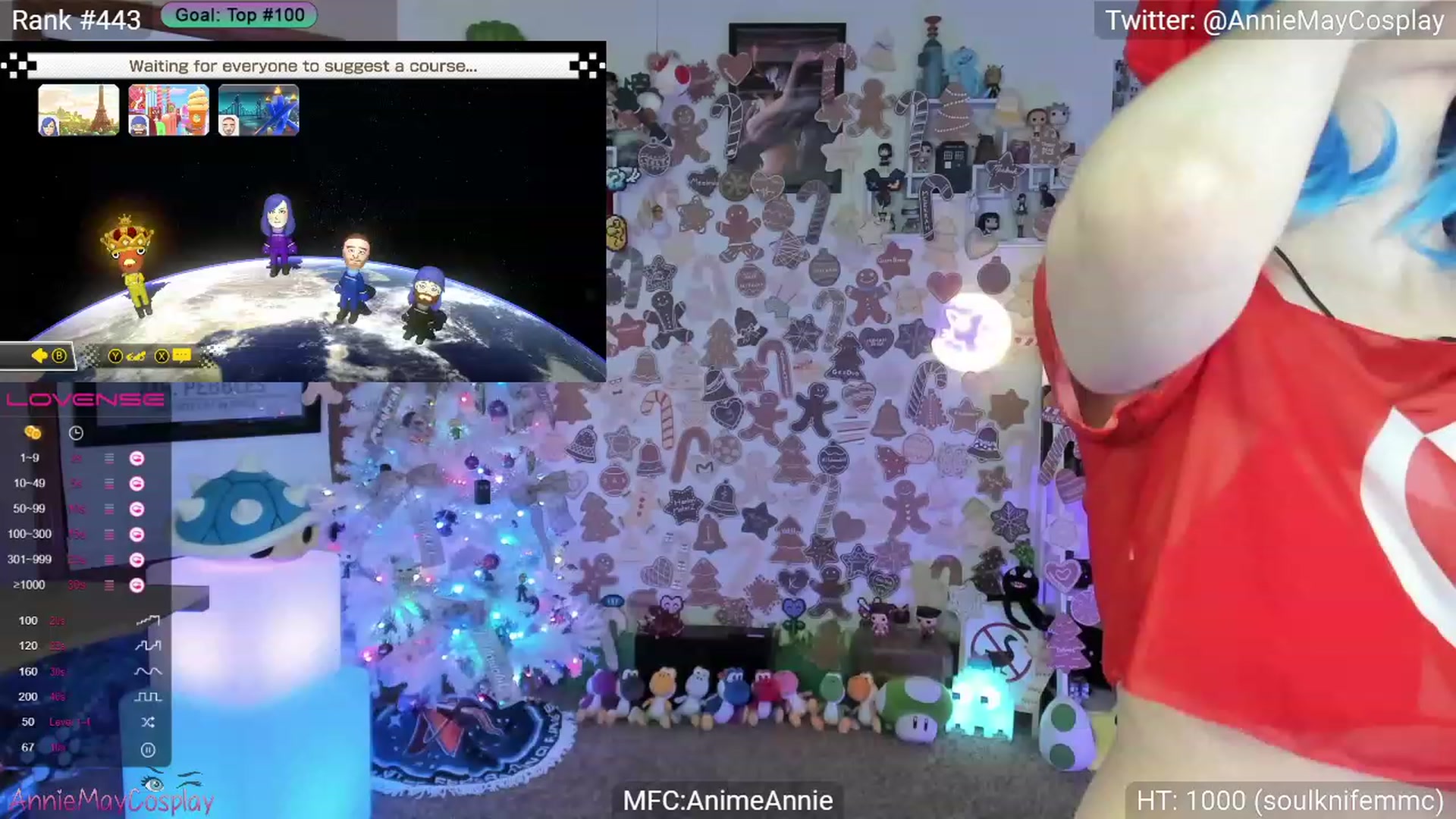 Gallery image thumbnail from AnimeAnnie's myfreecams stream on, 01/02/2024, 03:01 image 13 of 20