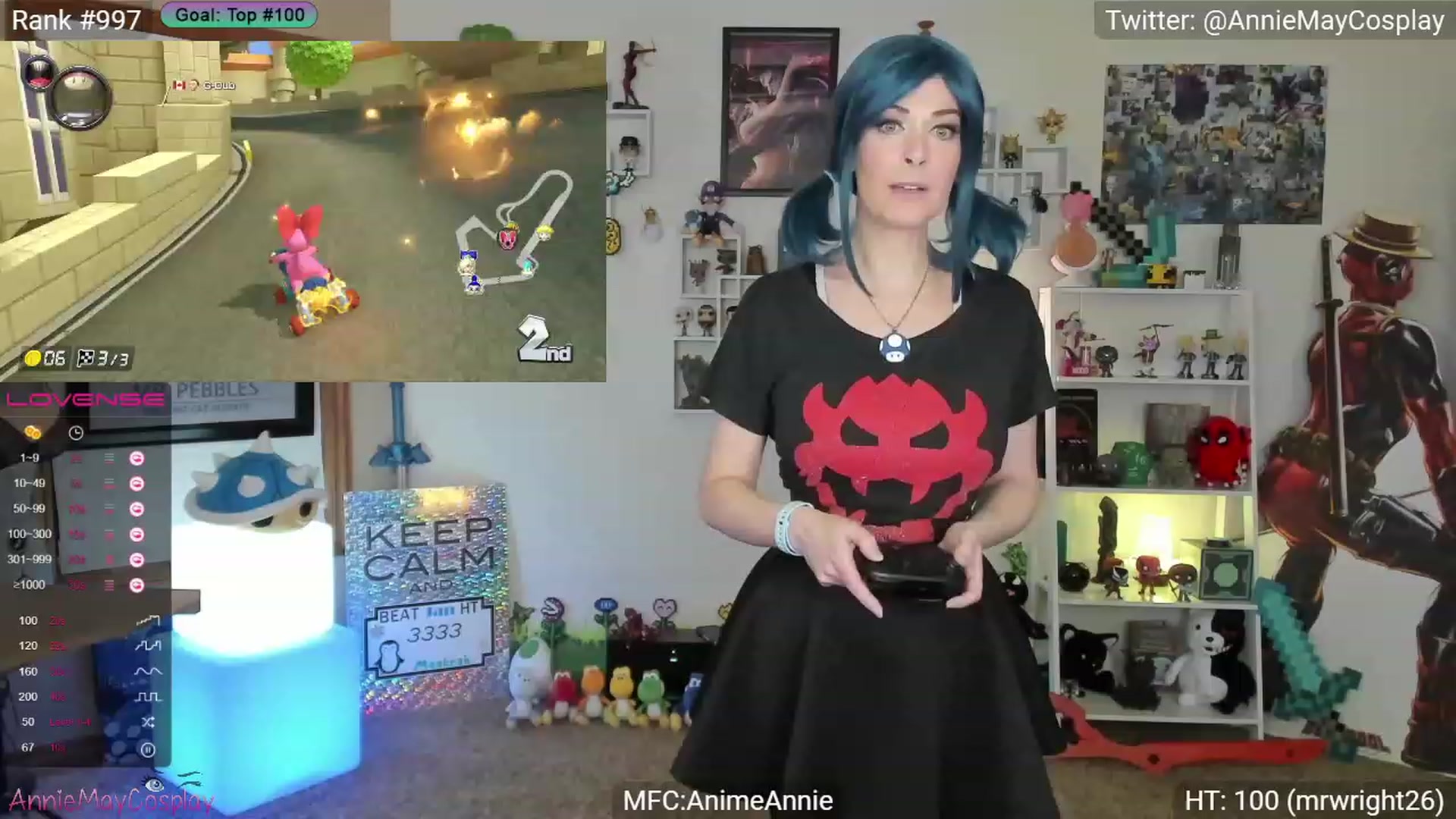 Gallery image thumbnail from AnimeAnnie's myfreecams stream on, 01/09/2024, 03:27 image 3 of 20