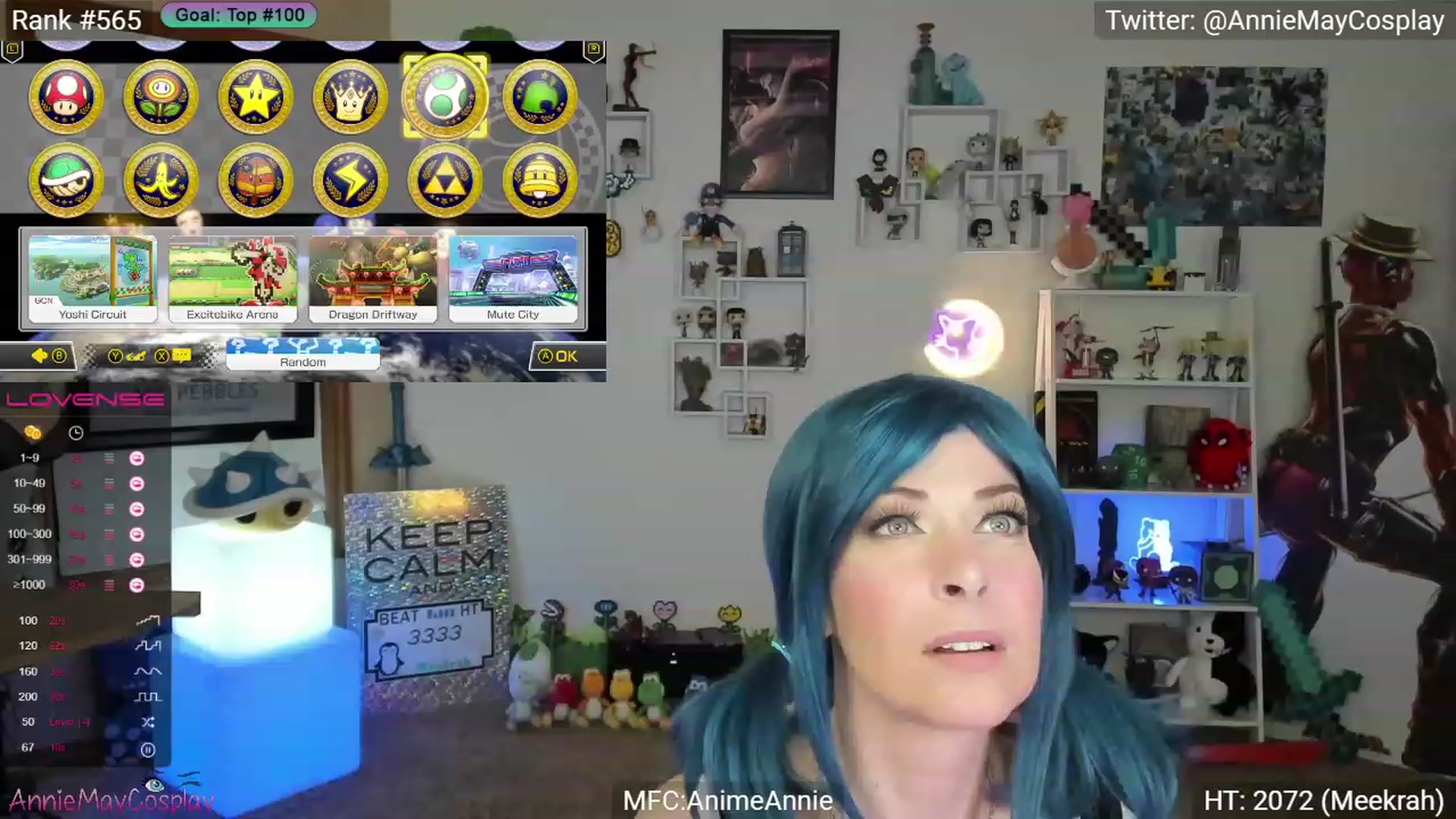 Gallery image thumbnail from AnimeAnnie's myfreecams stream on, 01/09/2024, 03:27 image 17 of 20
