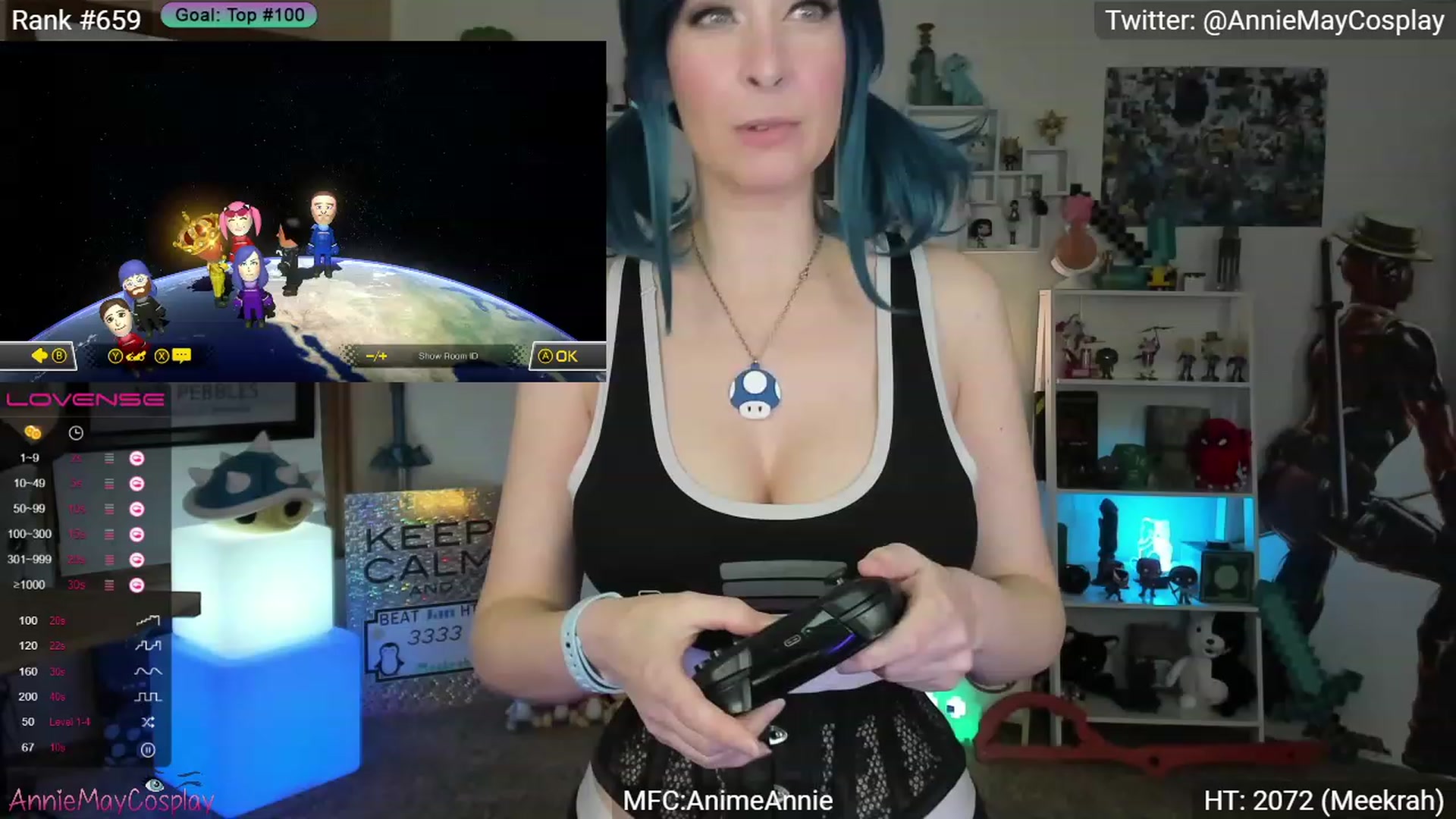Gallery image thumbnail from AnimeAnnie's myfreecams stream on, 01/09/2024, 03:27 image 15 of 20